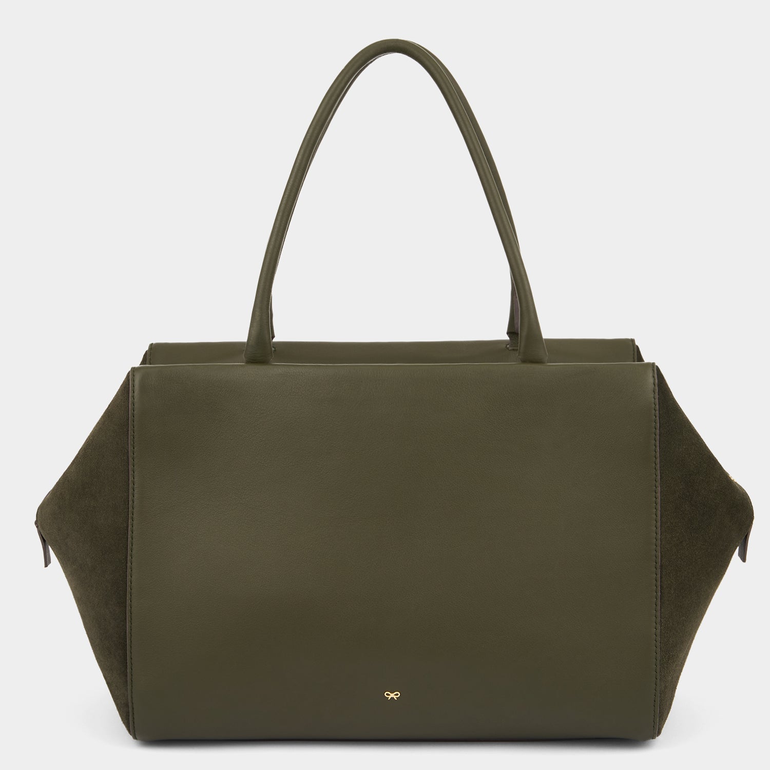 Seaton Top Handle -

          
            Calf Leather/Suede in Khaki -
          

          Anya Hindmarch US
