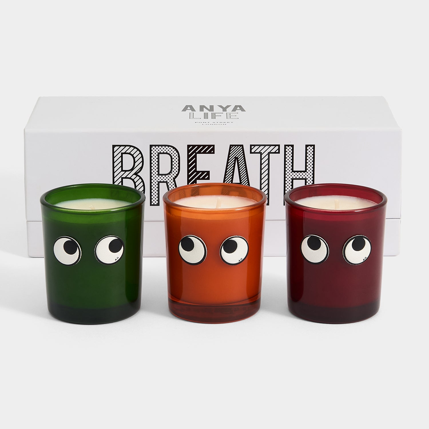 Set of 3 Mini Eyes Candles -

          
            Wax in Natural -
          

          Anya Hindmarch US
