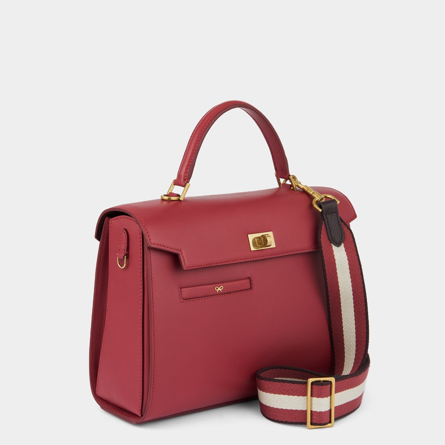 Mortimer Top Handle -

          
            Calf Leather in Damson -
          

          Anya Hindmarch US
