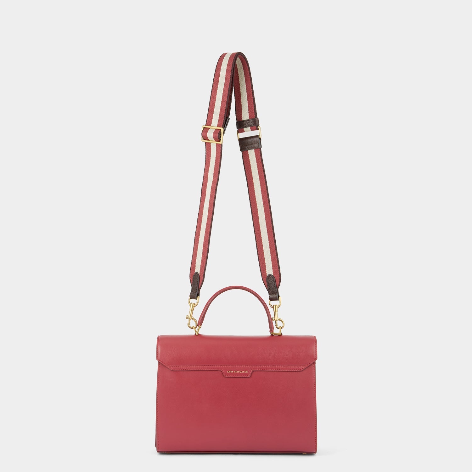 Mortimer Top Handle -

          
            Calf Leather in Damson -
          

          Anya Hindmarch US
