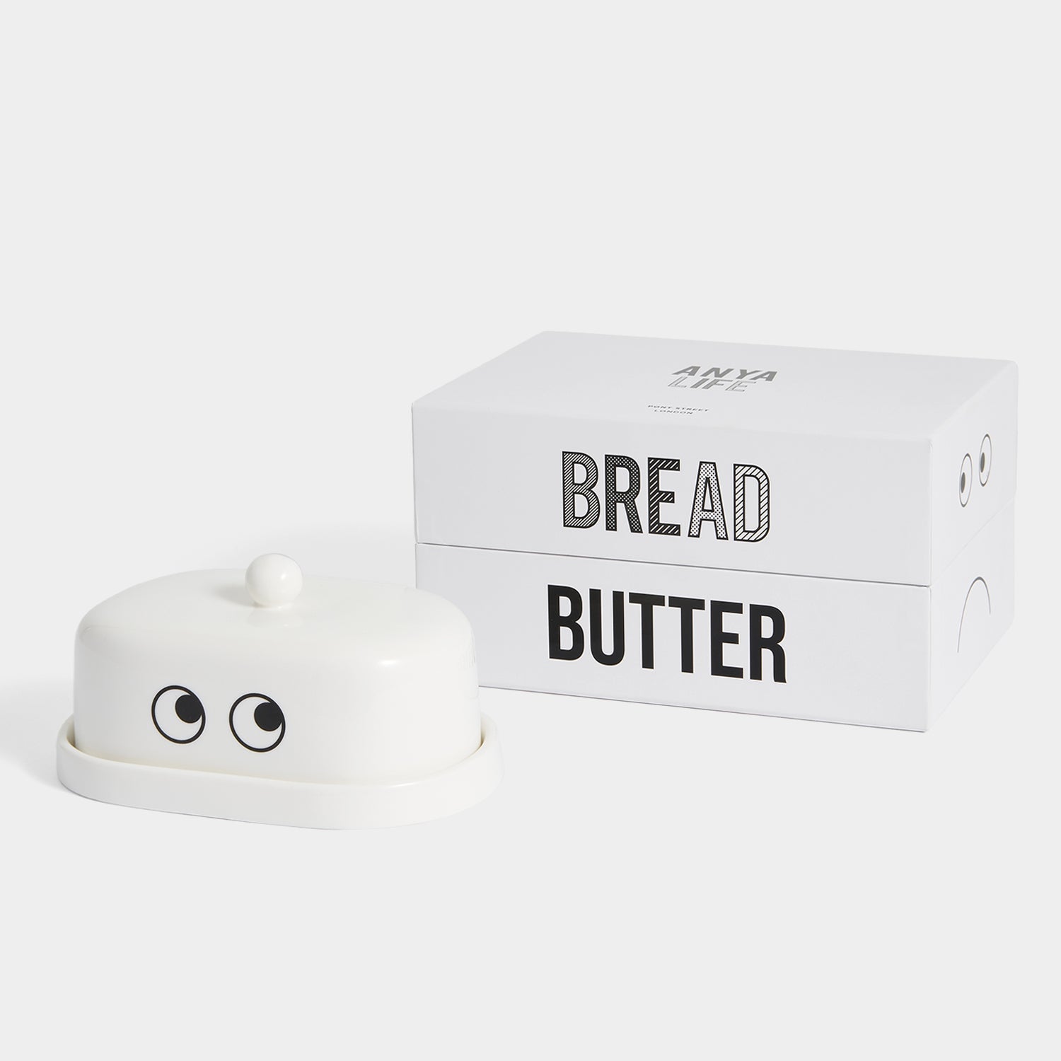 Butter Dish -

          
            Bone China in White -
          

          Anya Hindmarch US
