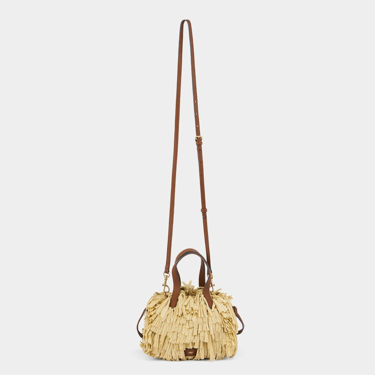 Raffia Eyes Small Drawstring Tote -

          
            Raffia in Natural -
          

          Anya Hindmarch US
