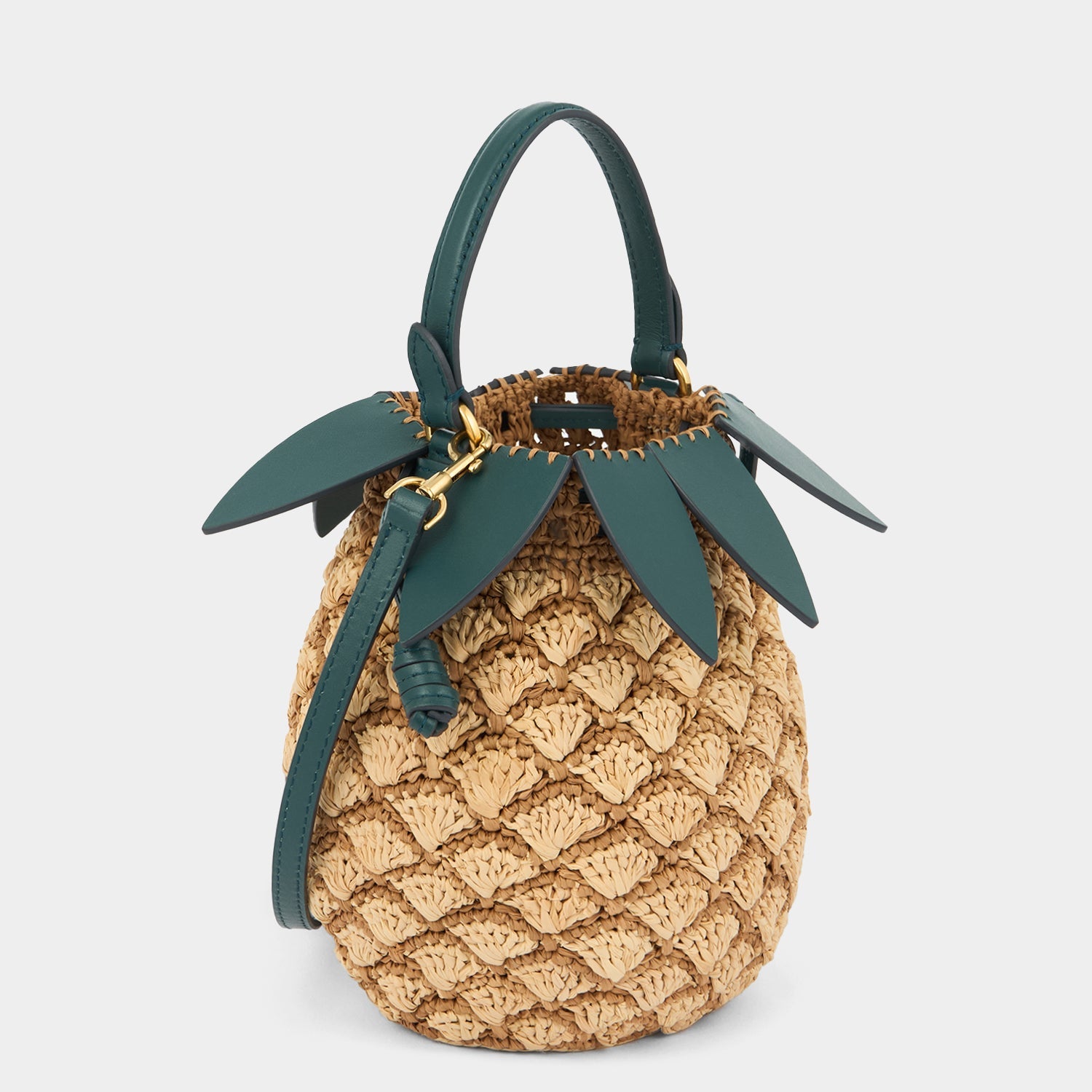 Pineapple Cross-body -

          
            Raffia in Natural -
          

          Anya Hindmarch US
