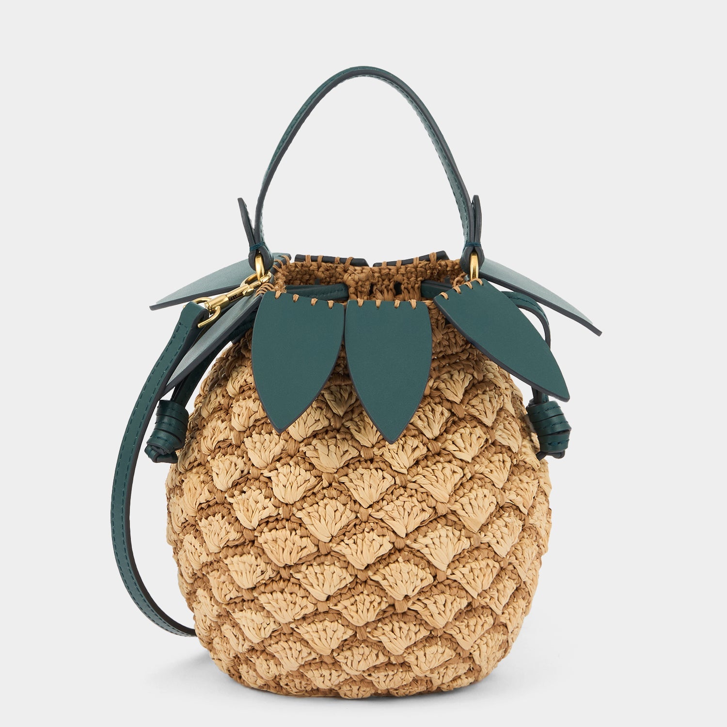 Pineapple Cross-body -

          
            Raffia in Natural -
          

          Anya Hindmarch US
