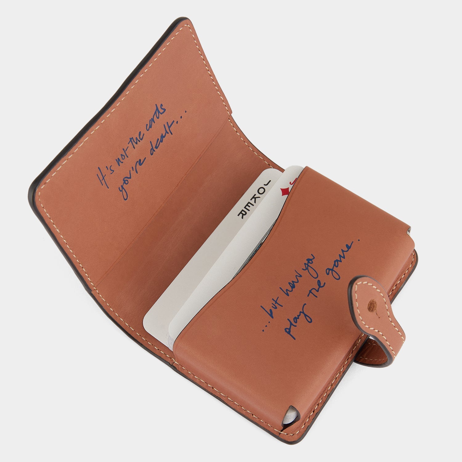 Deck Of Cards and Case -

          
            Leather in Tan -
          

          Anya Hindmarch US
