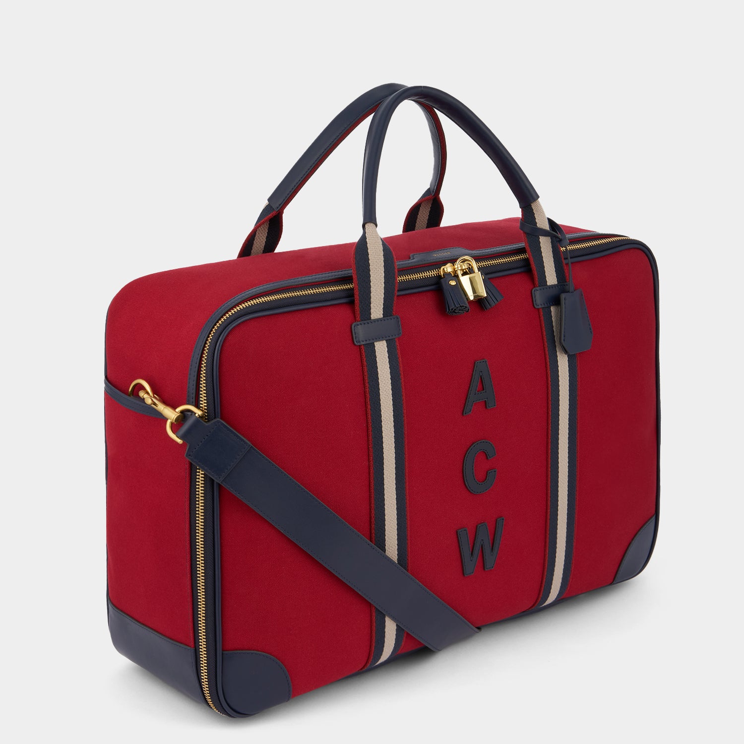 Bespoke Walton Travel Bag -

          
            Canvas/Smooth Leather in Vampire -
          

          Anya Hindmarch US
