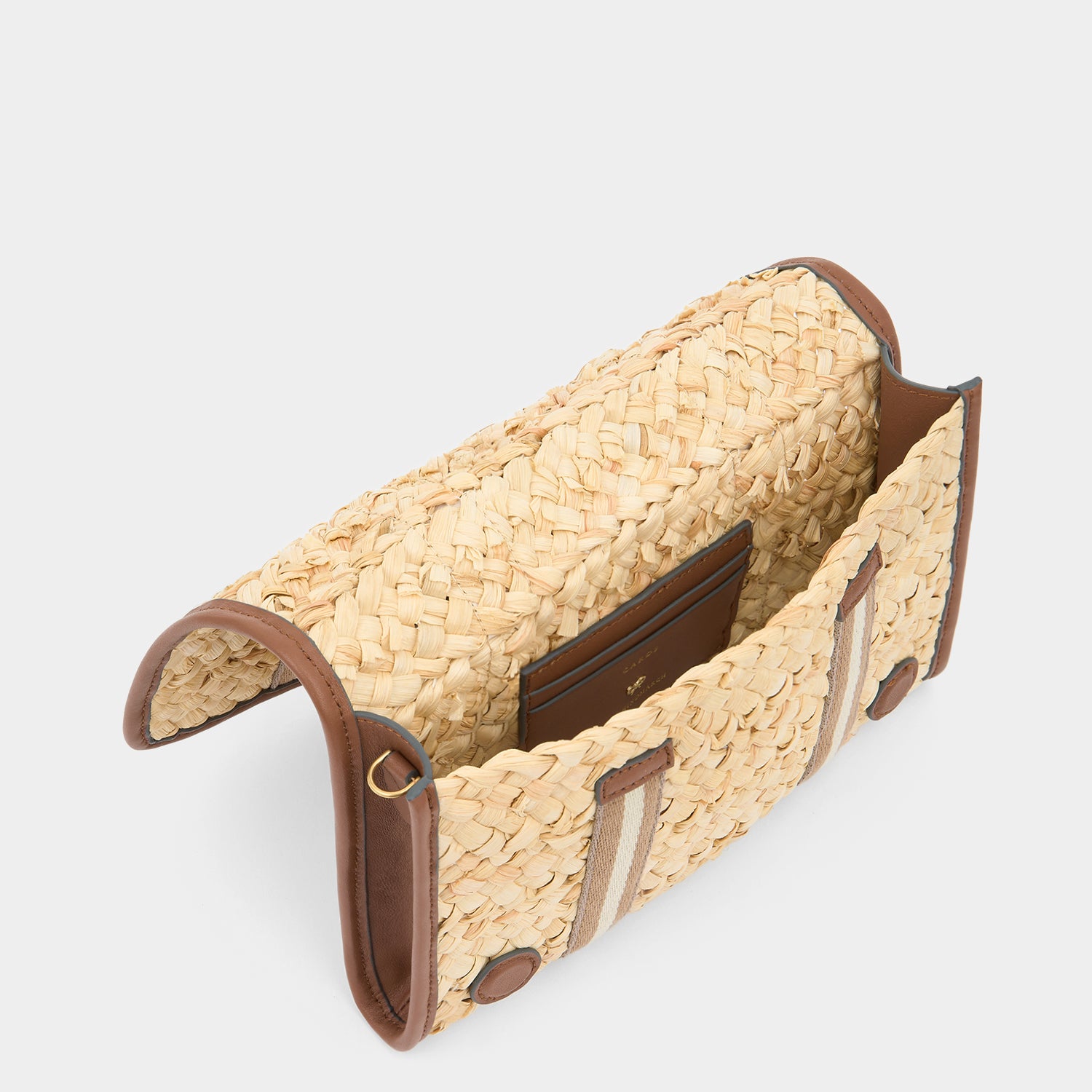 Walton Clutch With Wristlet -

          
            Cornhusk in Natural -
          

          Anya Hindmarch US
