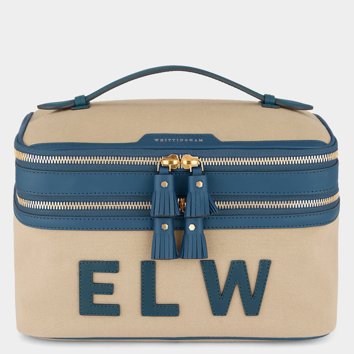 Bespoke Walton Vanity Kit -

          
            Canvas in Natural/Petrol Blue -
          

          Anya Hindmarch US
