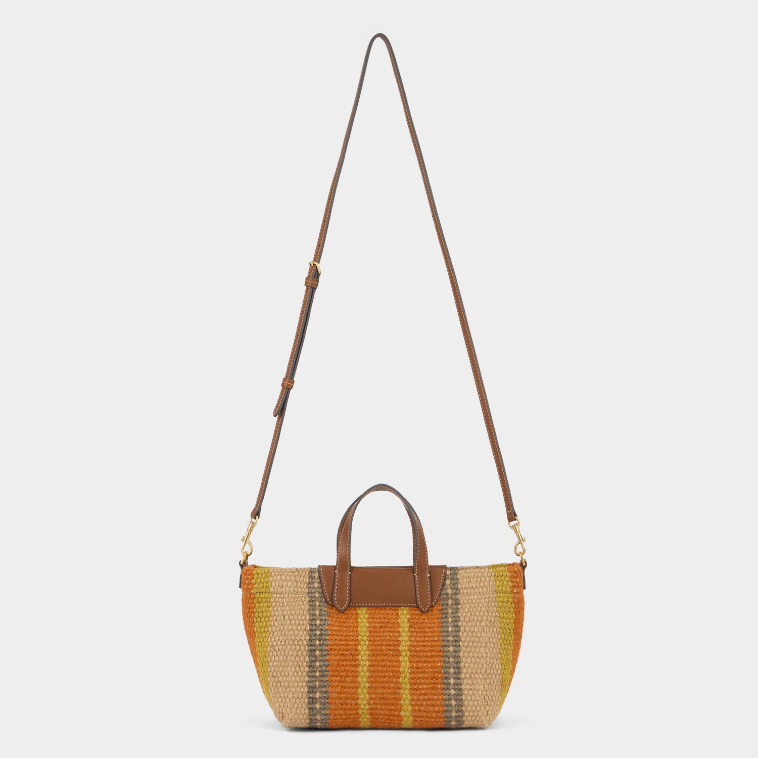 X/S Jute Cross-body Tote -

          
            Jute/Goat Leather in Orange/Multi -
          

          Anya Hindmarch US
