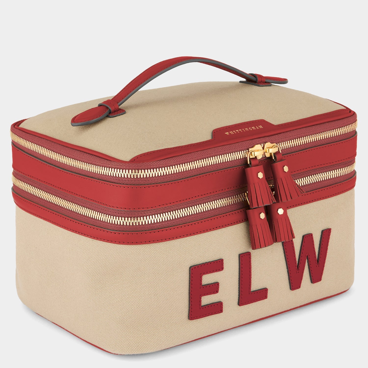 Bespoke Walton Vanity Kit -

          
            Canvas in Natural/Red -
          

          Anya Hindmarch US
