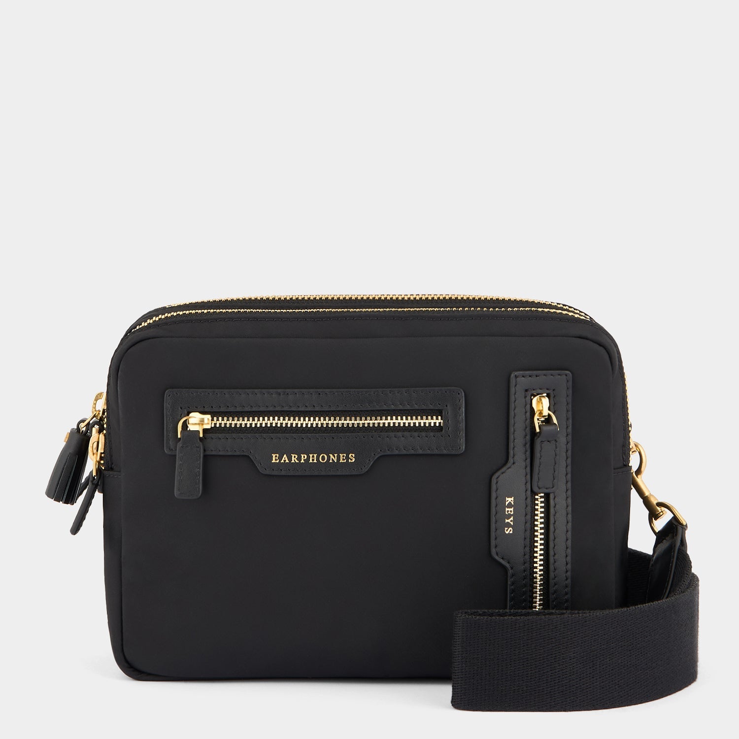 Trio Cross-body -

          
            Regenerated ECONYL® Nylon in Black -
          

          Anya Hindmarch US
