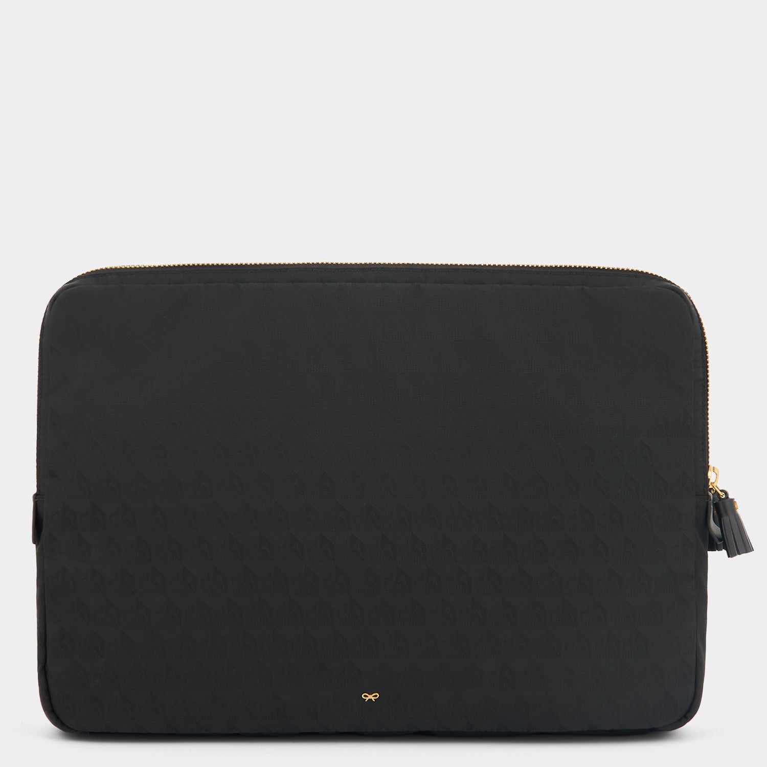 Double Laptop Organiser Case -

          
            Jacquard Nylon in Black -
          

          Anya Hindmarch US
