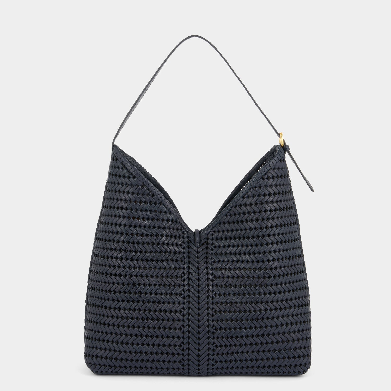 Neeson Tassel Hobo Bag -

          
            Capra Leather in Marine -
          

          Anya Hindmarch US
