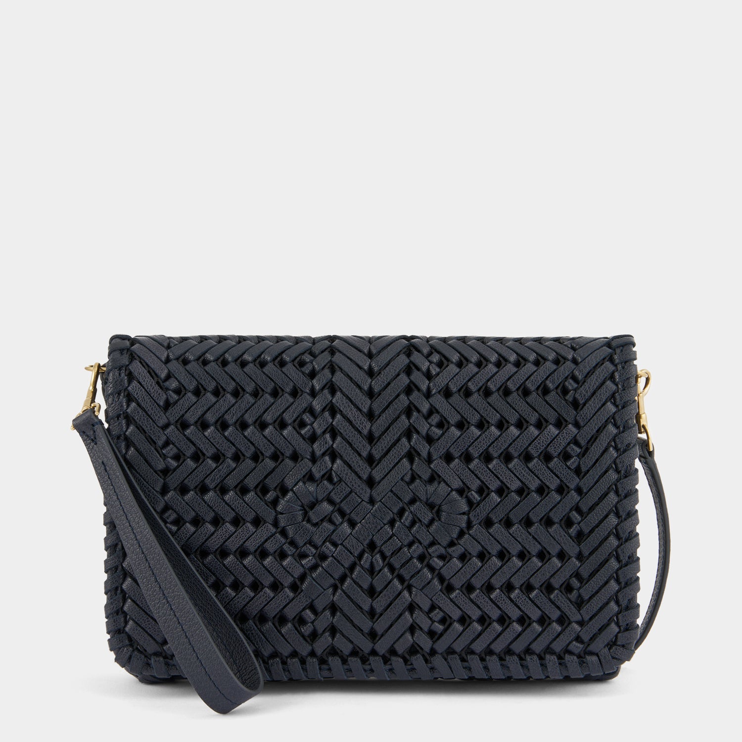 Neeson Cross-body -

          
            Capra Leather in Marine -
          

          Anya Hindmarch US
