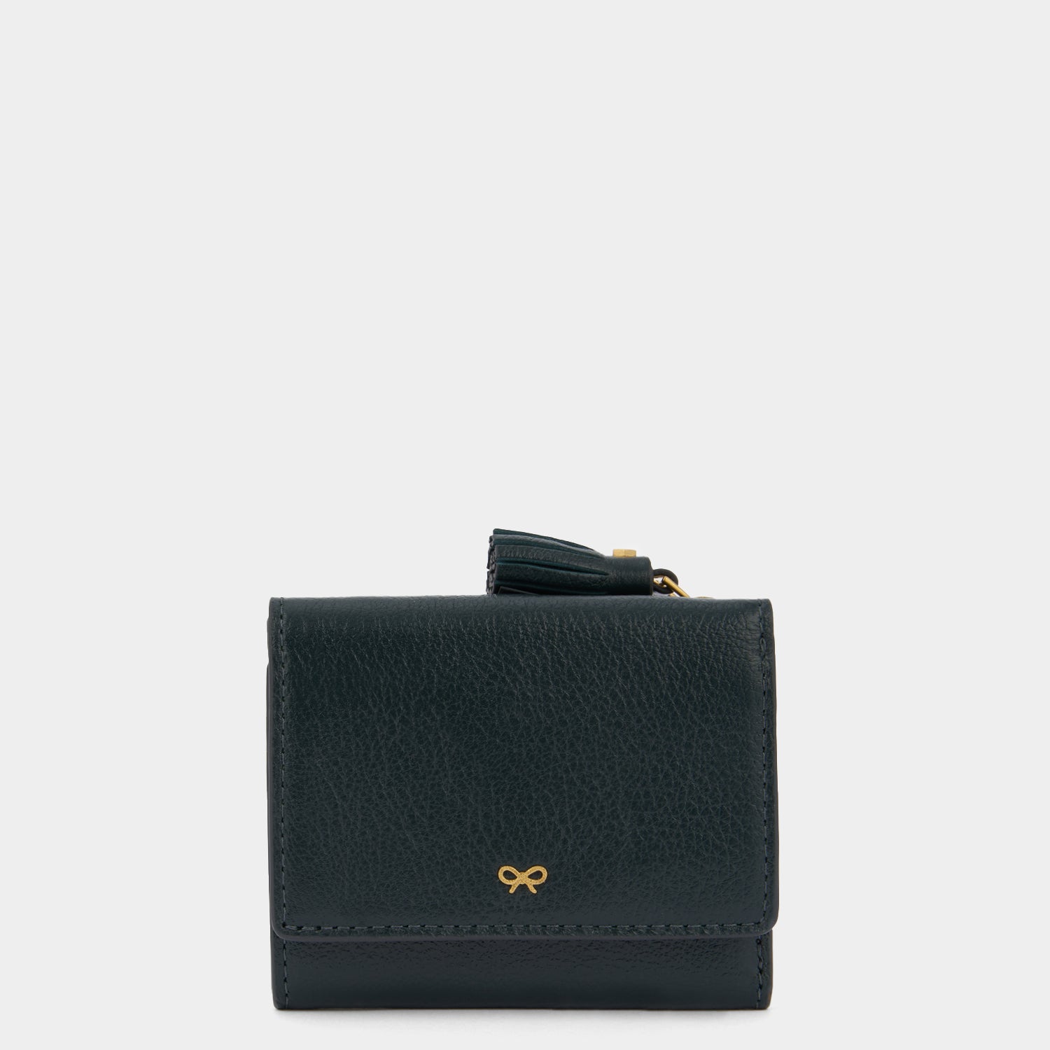 Peeping Eyes Mini Trifold Wallet -

          
            Capra Leather in Ink Green -
          

          Anya Hindmarch US
