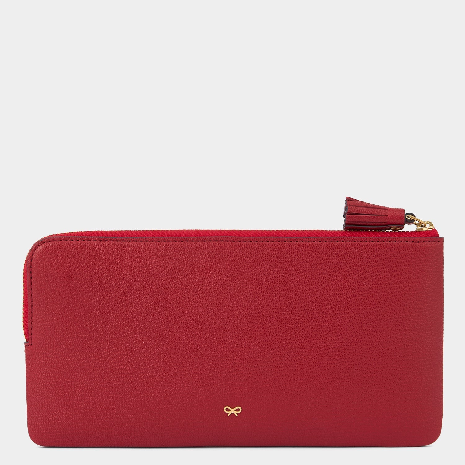 Fragile Zip Loose Pocket -

          
            Capra Leather in Red -
          

          Anya Hindmarch US
