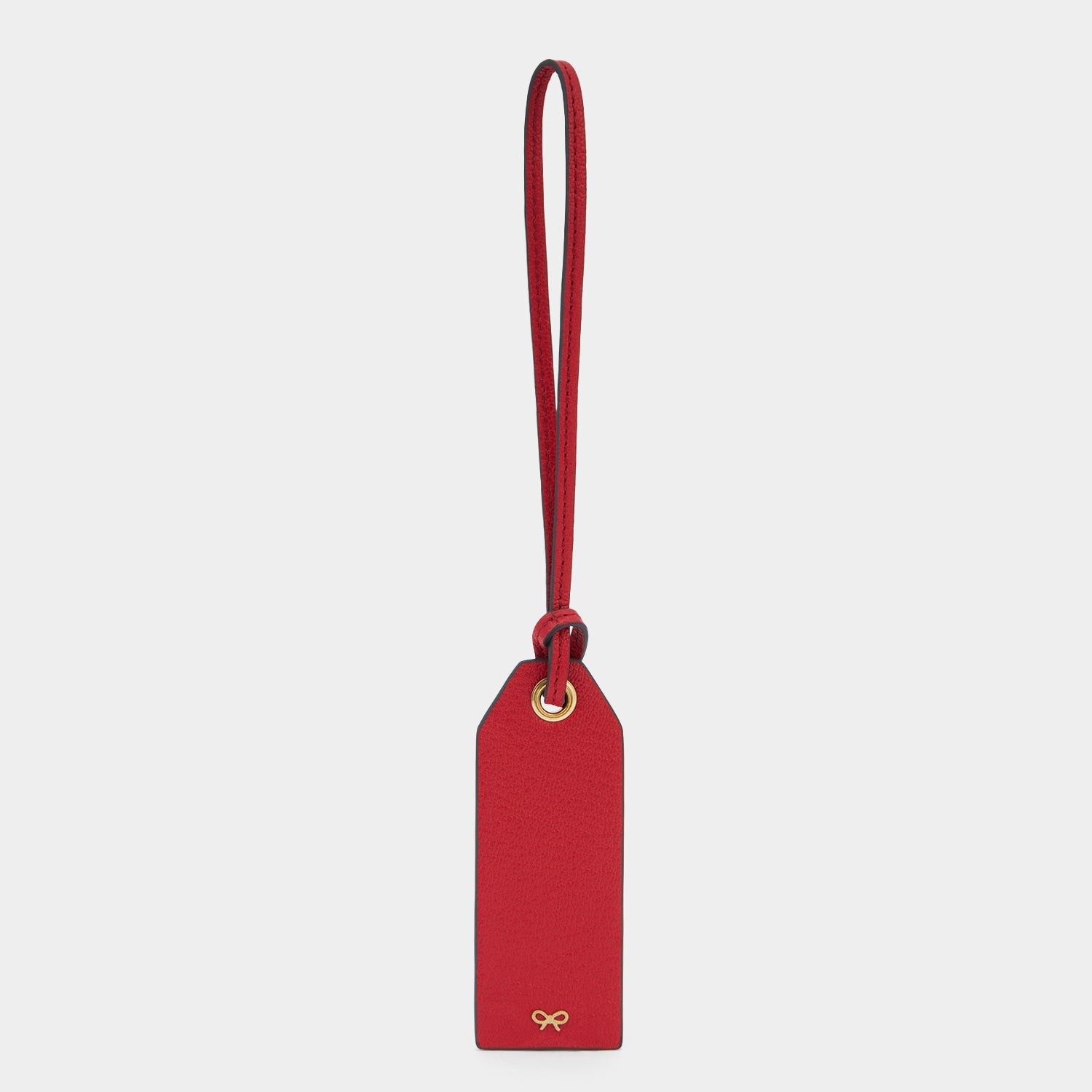 Fragile Luggage Label Charm -

          
            Capra Leather in Bright Red -
          

          Anya Hindmarch US
