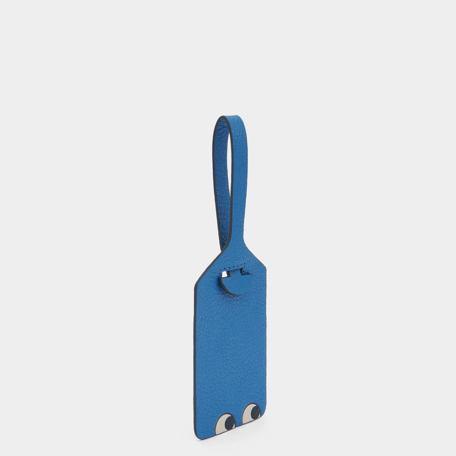 Eyes Luggage Label Charm -

          
            Capra Leather in Periwinkle -
          

          Anya Hindmarch US
