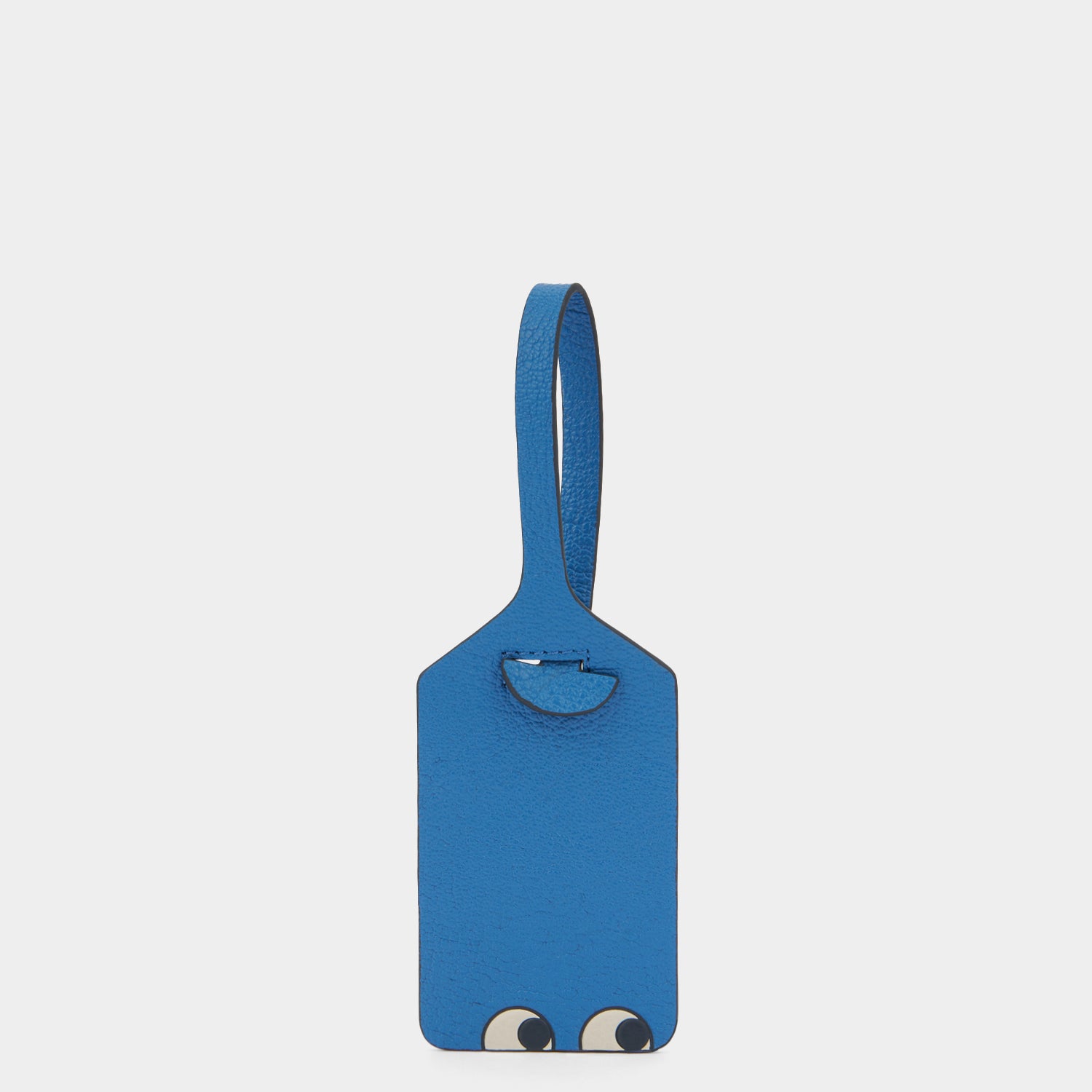 Eyes Luggage Label Charm -

          
            Capra Leather in Periwinkle -
          

          Anya Hindmarch US
