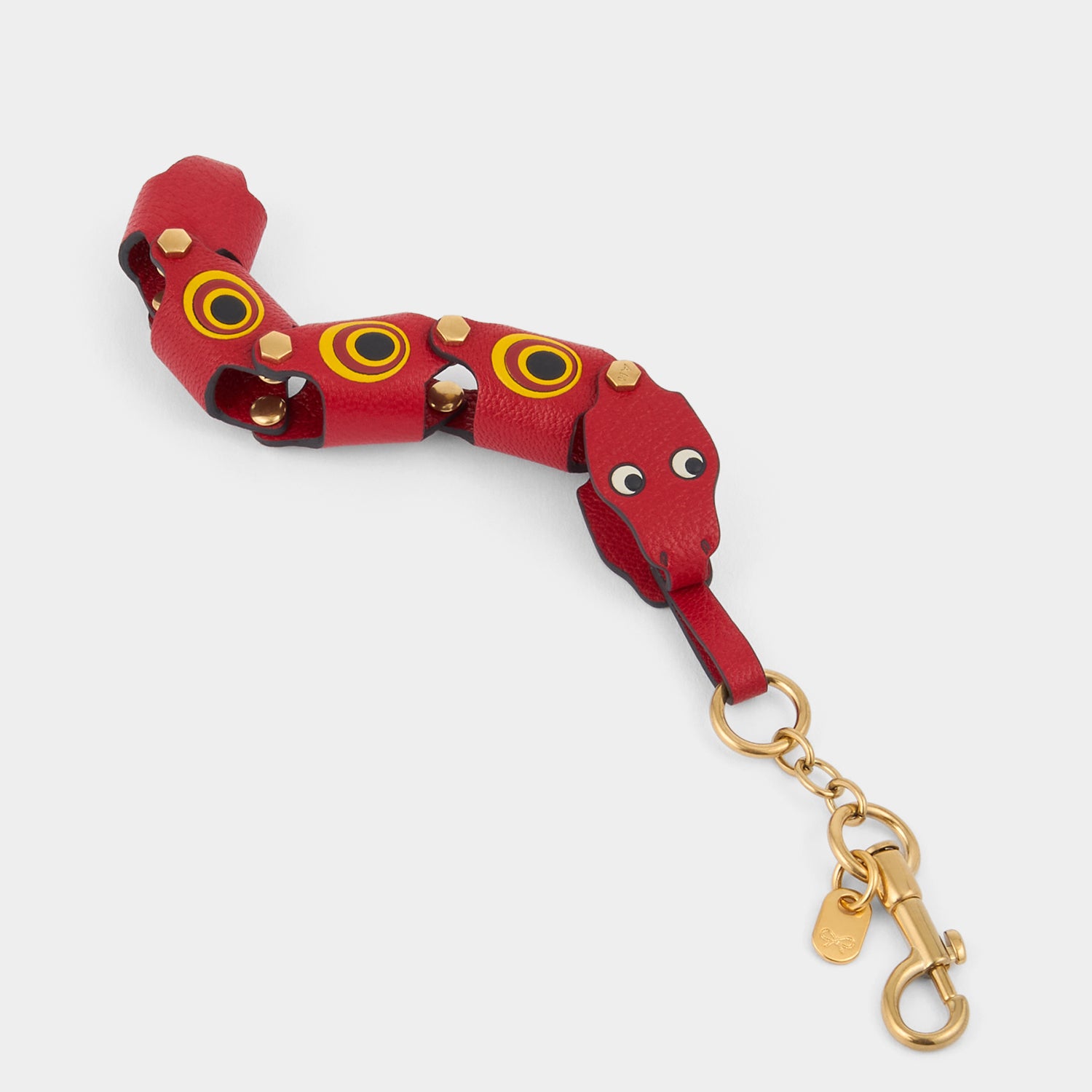 Snake Charm -

          
            Capra Leather in Bright Red -
          

          Anya Hindmarch US
