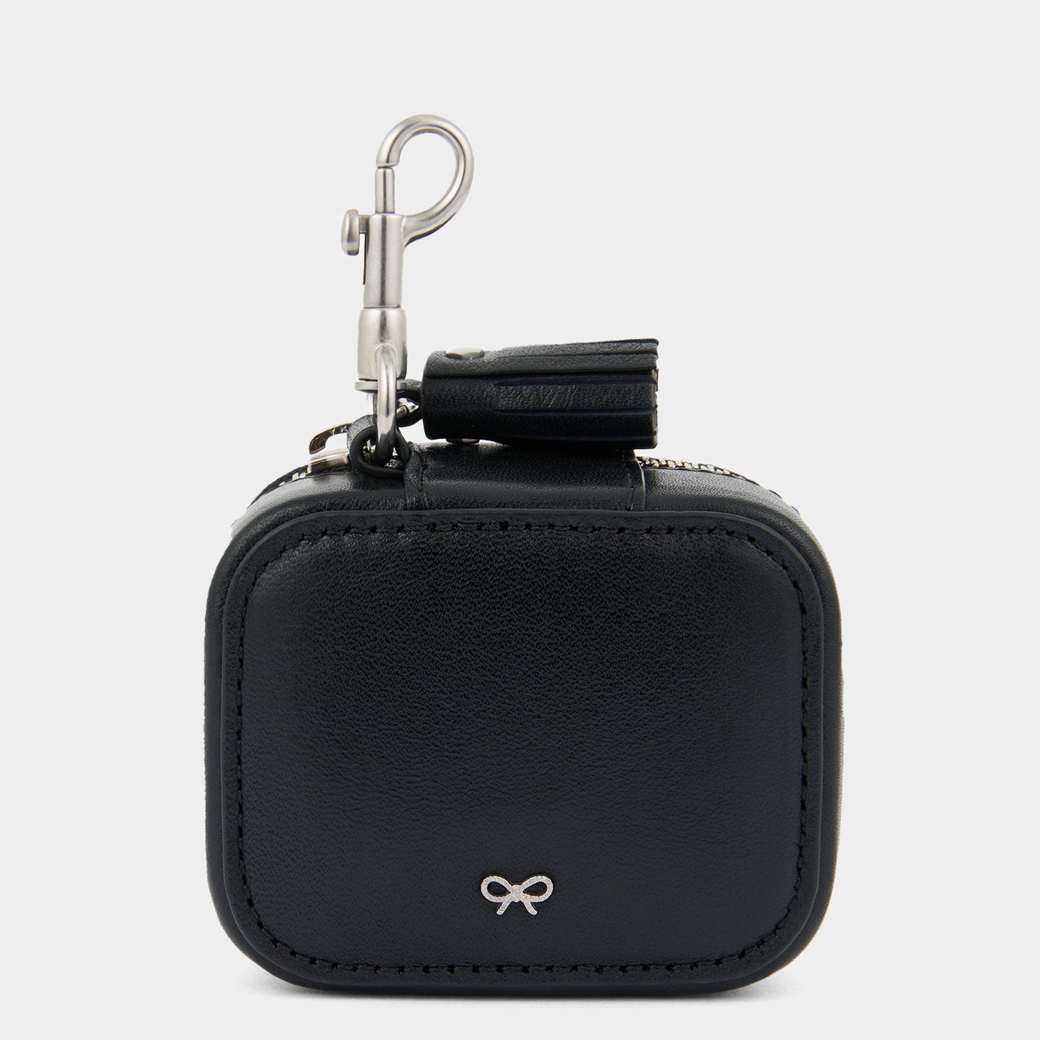 Eyes Studded Ear Phones Case -

          
            Satin Leather in Black -
          

          Anya Hindmarch US
