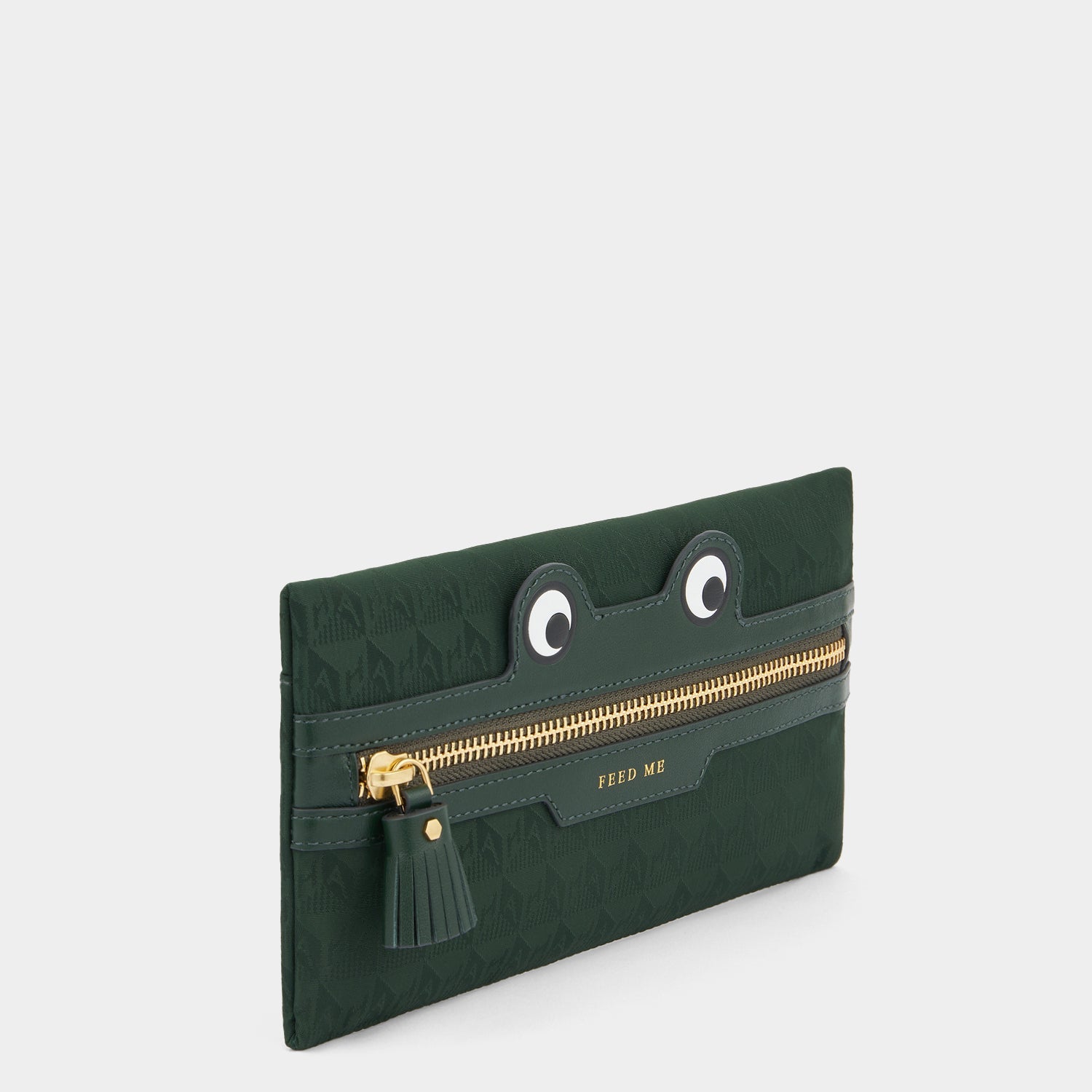 Frog Zip Pouch -

          
            Jacquard Nylon in Dark Holly -
          

          Anya Hindmarch US
