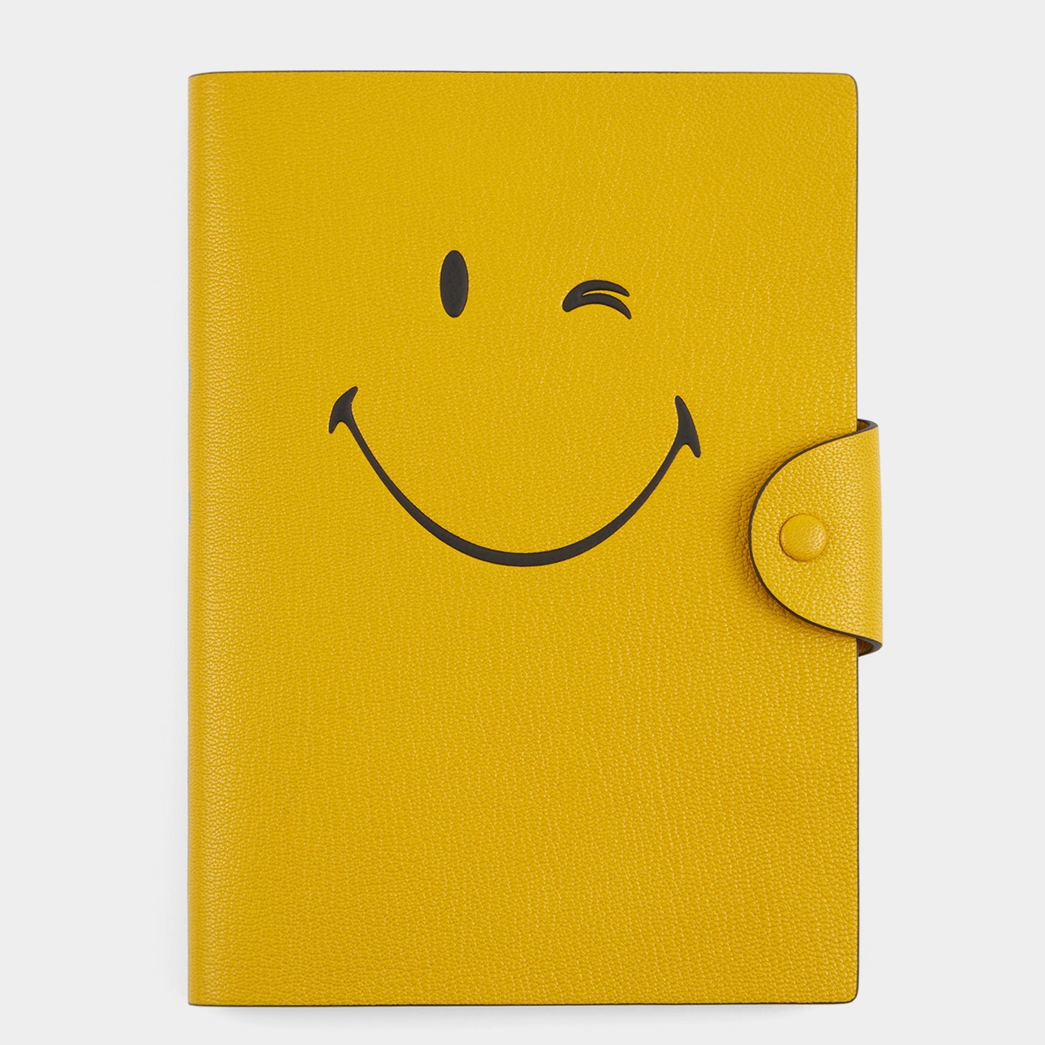 Wink A5 Journal -

          
            Capra Leather in Mustard Yellow -
          

          Anya Hindmarch US
