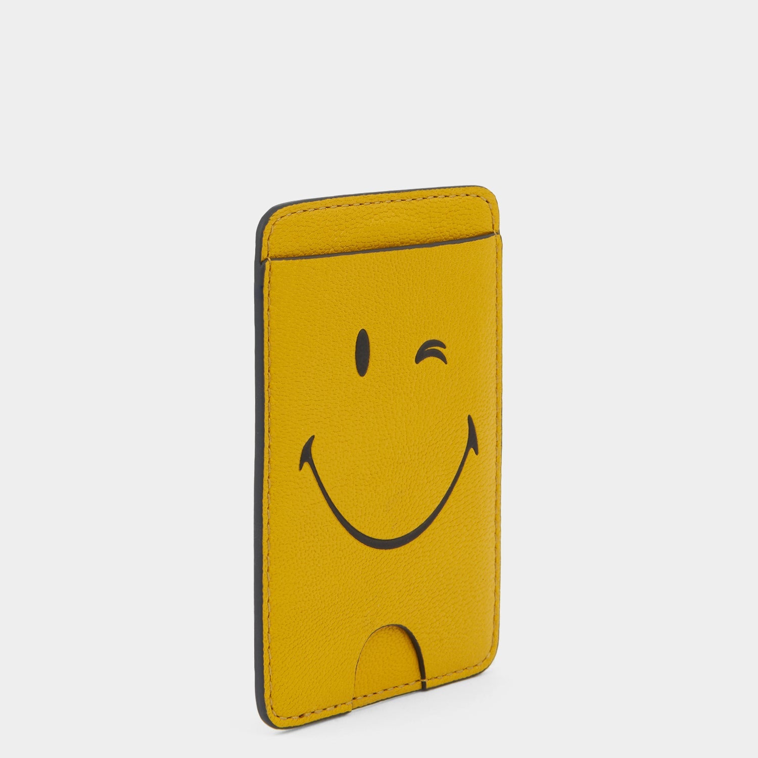 Wink MagSafe Card Case -

          
            Capra Leather in Mustard Yellow -
          

          Anya Hindmarch US
