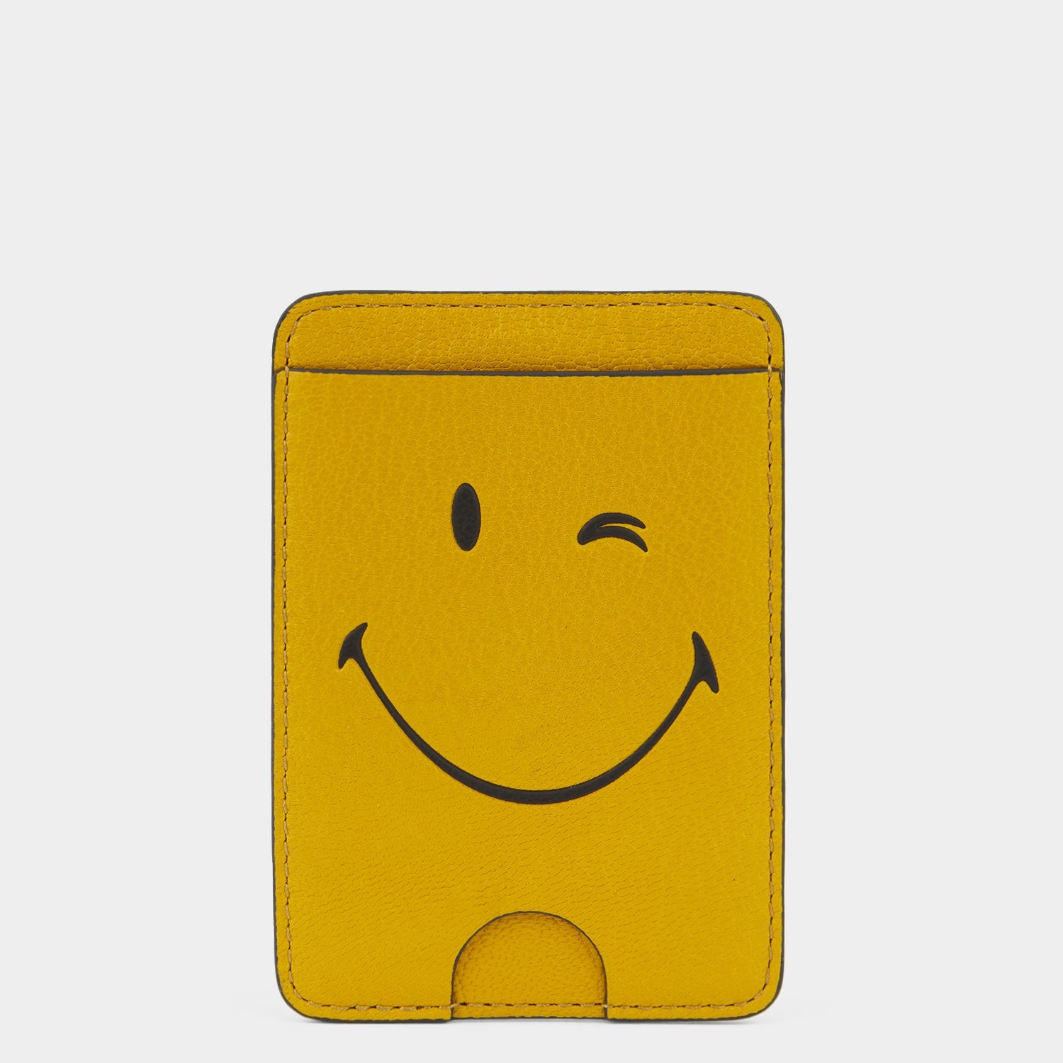 Wink MagSafe Card Case -

          
            Capra Leather in Mustard Yellow -
          

          Anya Hindmarch US
