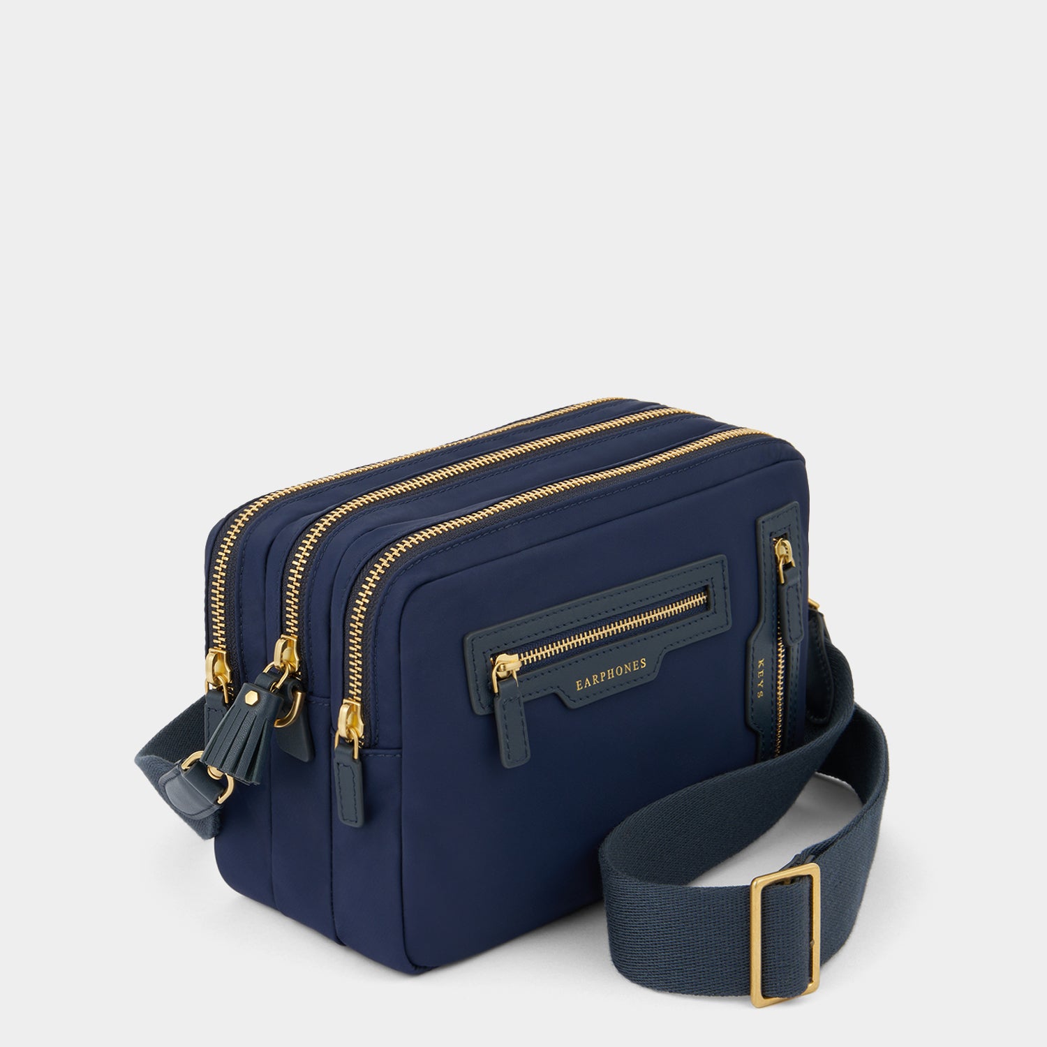 Trio Cross-body -

          
            Regenerated ECONYL® Nylon in Marine -
          

          Anya Hindmarch US
