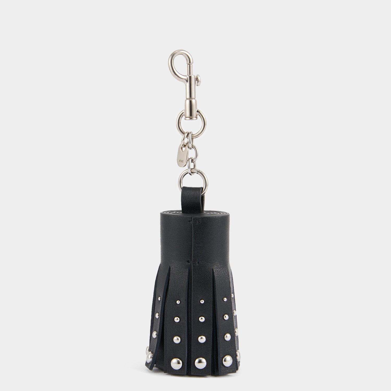 Eyes Studded Tassel Charm -

          
            Capra Leather in Black -
          

          Anya Hindmarch US
