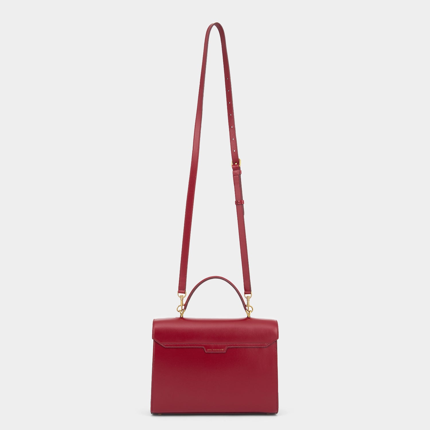 Mortimer Top Handle -

          
            Calf Leather in Vampire -
          

          Anya Hindmarch US
