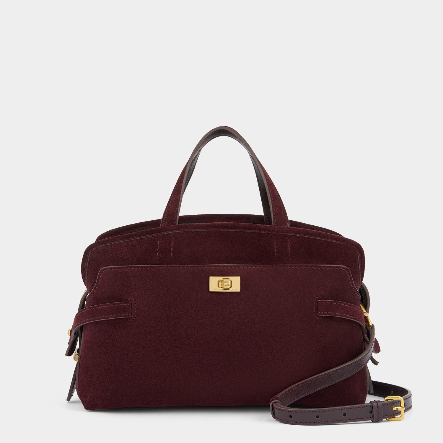 Wilson Cross-body -

          
            Suede/Calf Leather in Grape -
          

          Anya Hindmarch US
