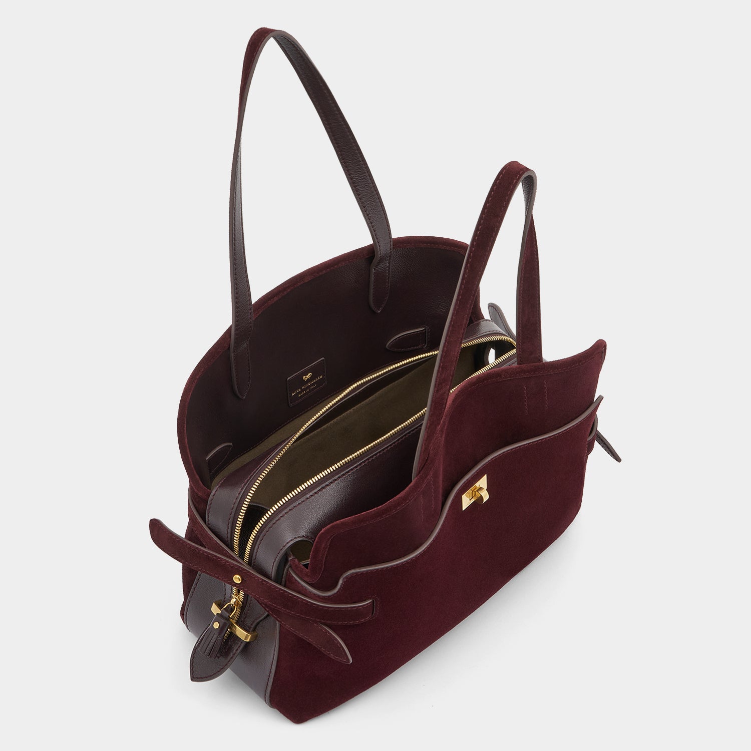 Wilson Shoulder Bag -

          
            Suede/Calf Leather -
          

          Anya Hindmarch US
