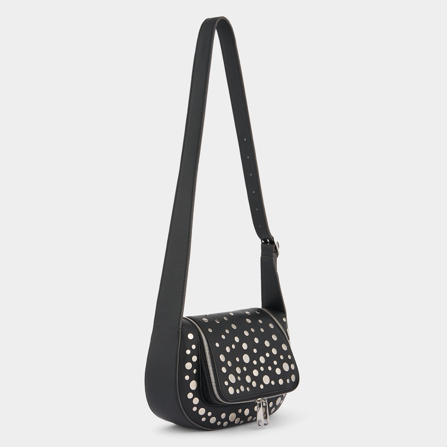 Vere Small Studs Cross-body -

          
            Calf Leather in Black -
          

          Anya Hindmarch US
