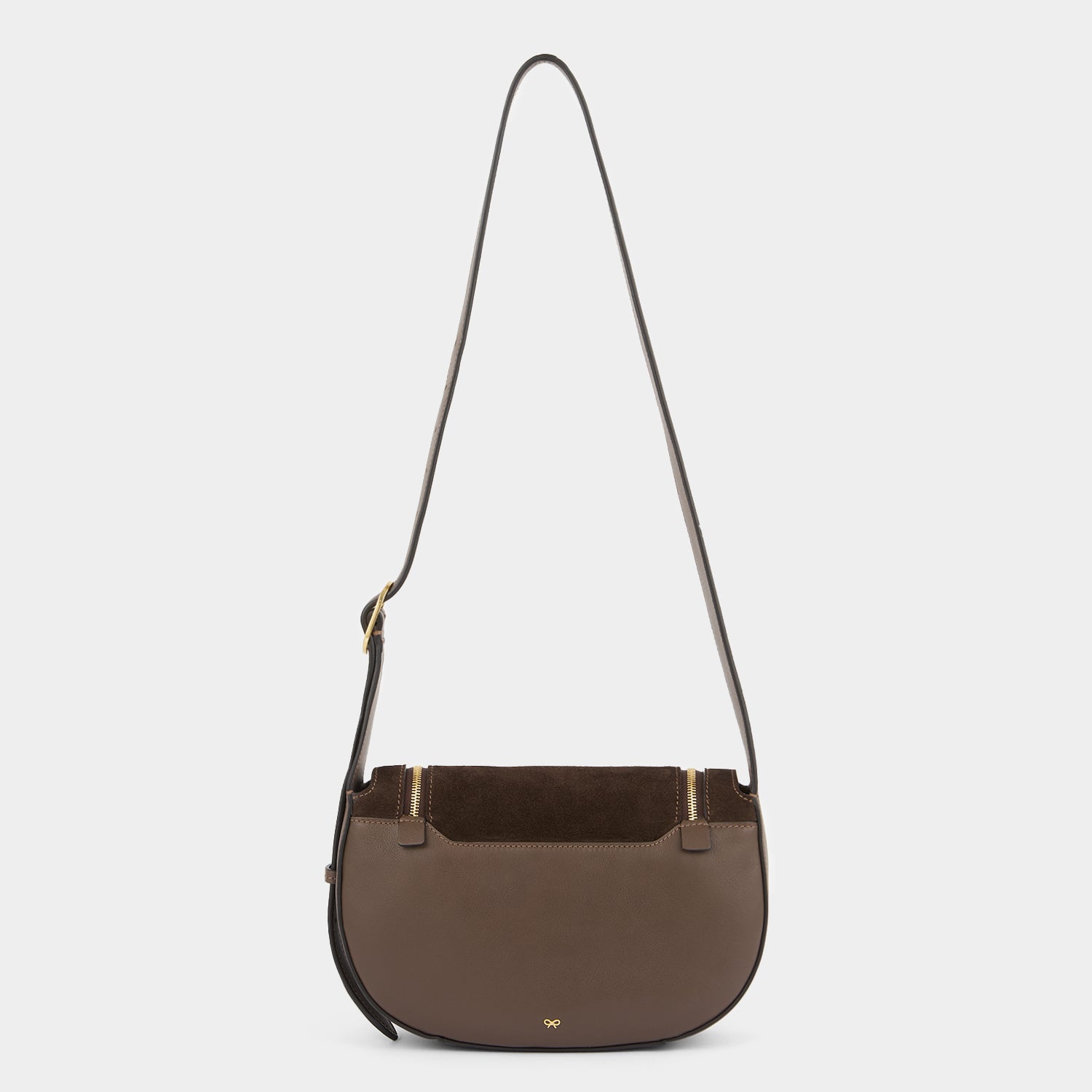 Vere Small Cross-body -

          
            Suede/Calf Leather in Truffle -
          

          Anya Hindmarch US
