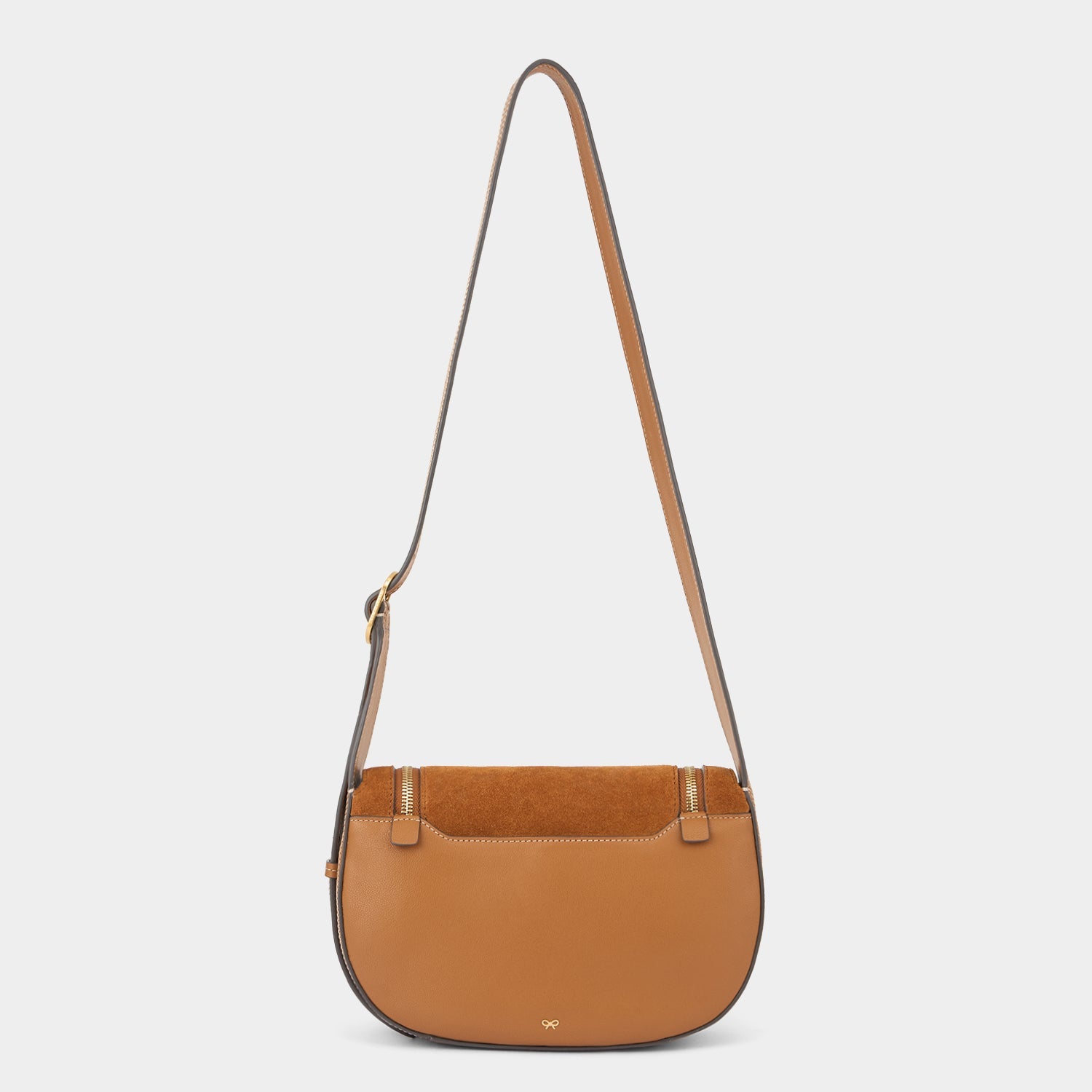 Vere Small Cross-body -

          
            Suede/Calf Leather in Manilla Beige -
          

          Anya Hindmarch US
