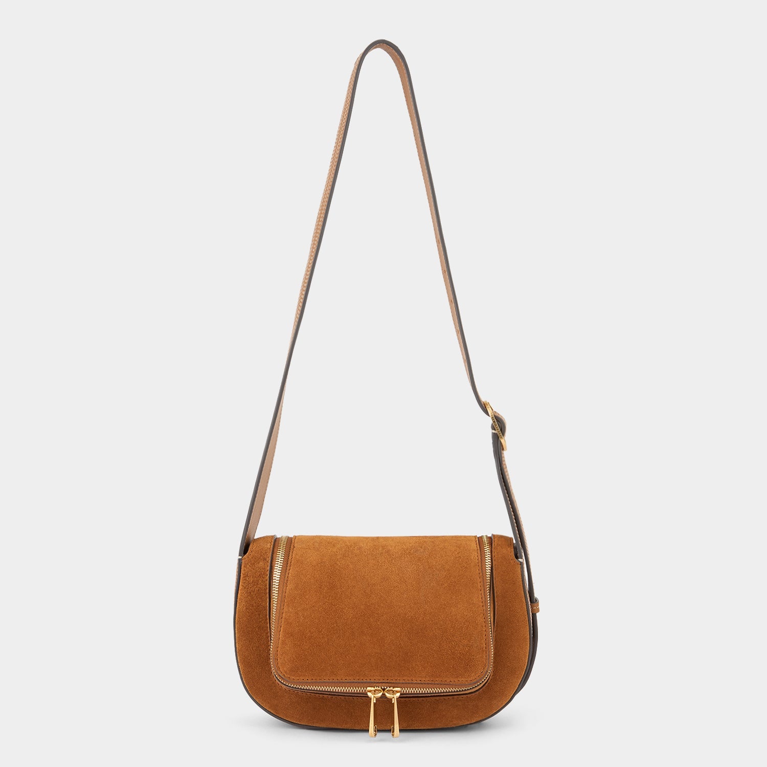 Vere Small Cross-body -

          
            Suede/Calf Leather in Manilla Beige -
          

          Anya Hindmarch US
