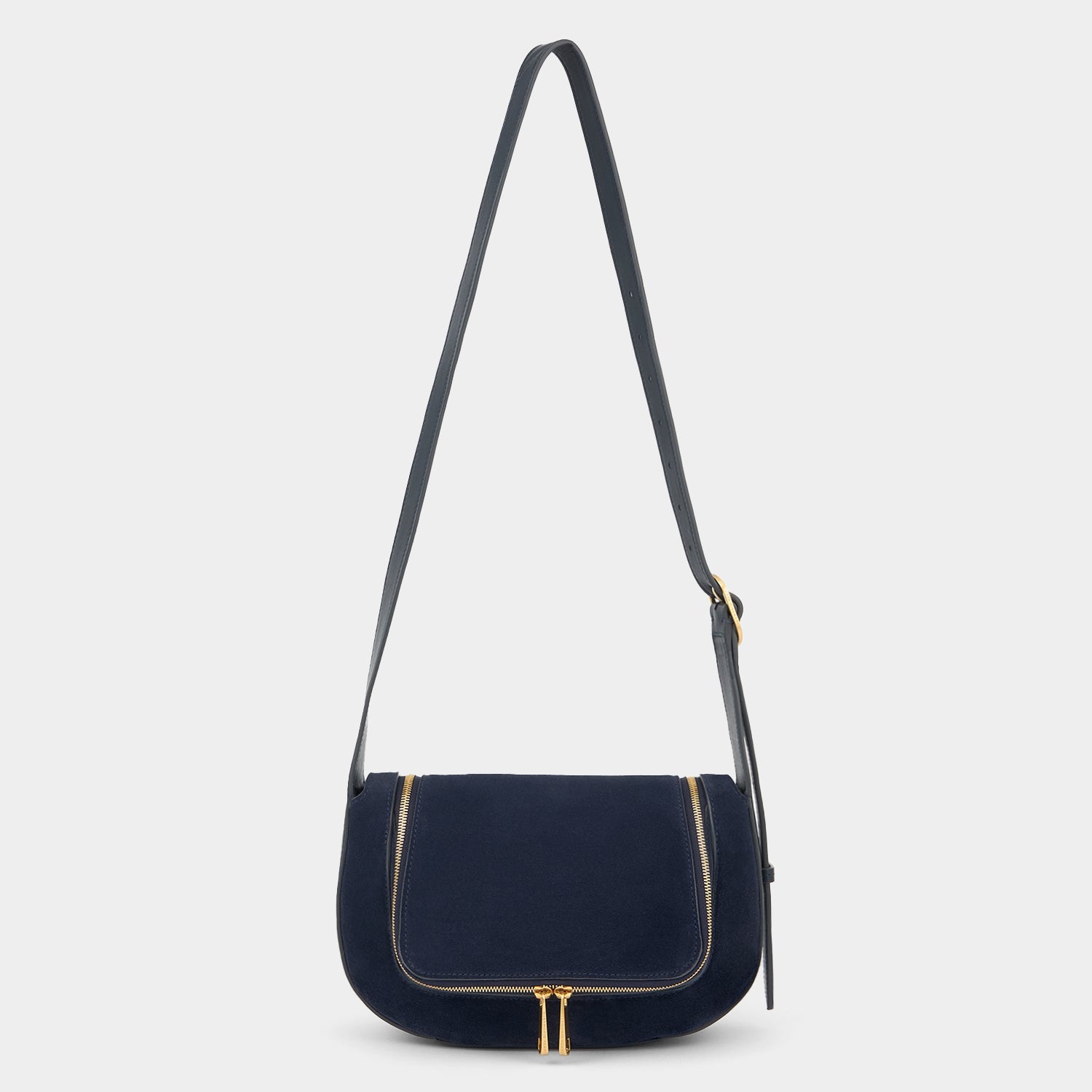 Vere Small Cross-body -

          
            Suede/Calf Leather in Marine -
          

          Anya Hindmarch US
