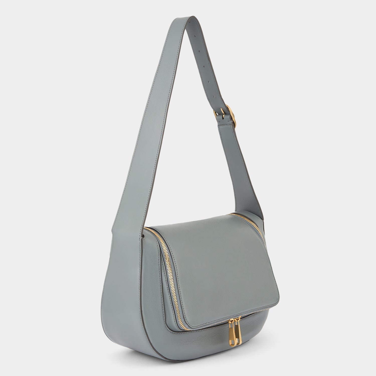 Vere Shoulder Bag -

          
            Calf Leather in Shadow Grey -
          

          Anya Hindmarch US
