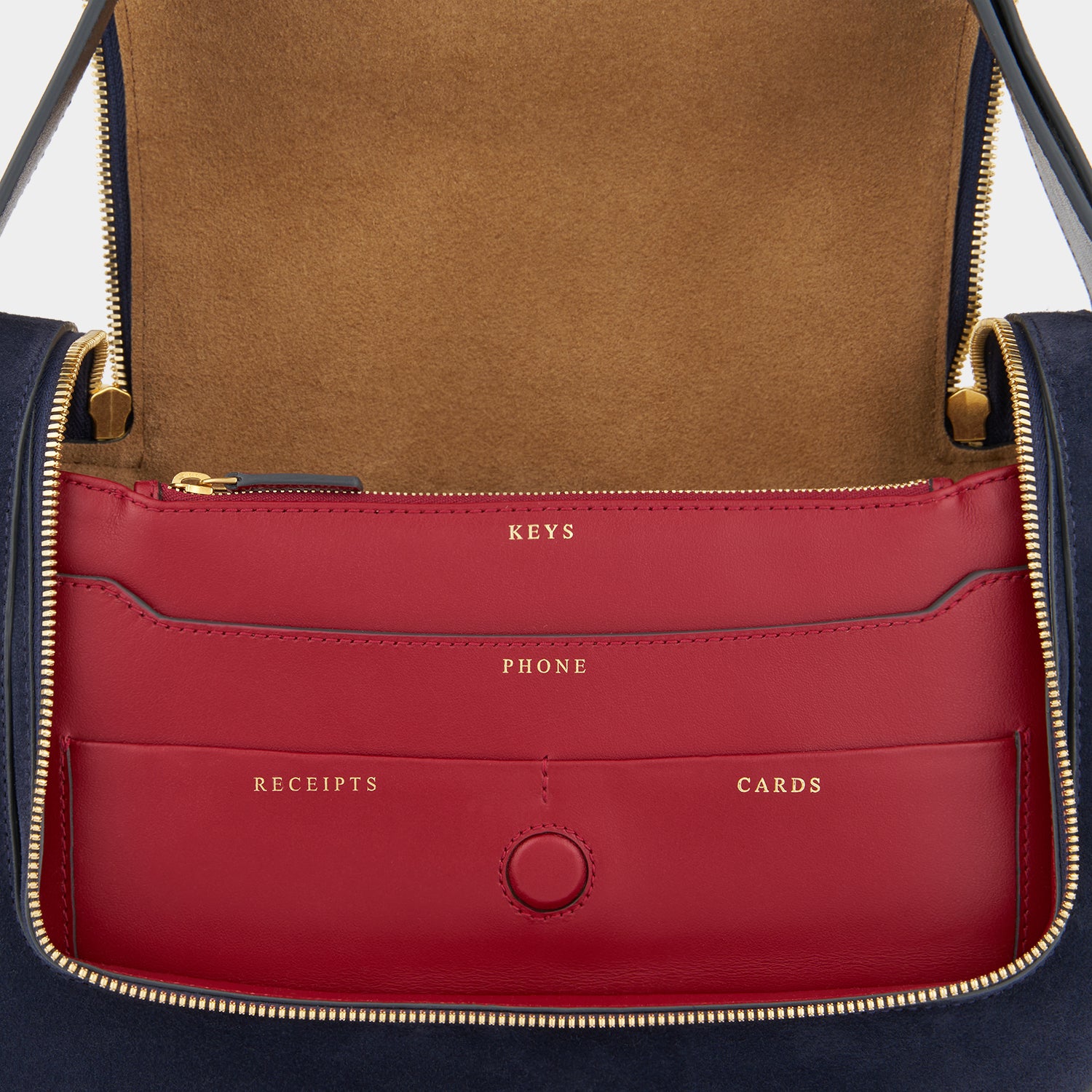 Vere Shoulder Bag -

          
            Suede/Calf Leather -
          

          Anya Hindmarch US
