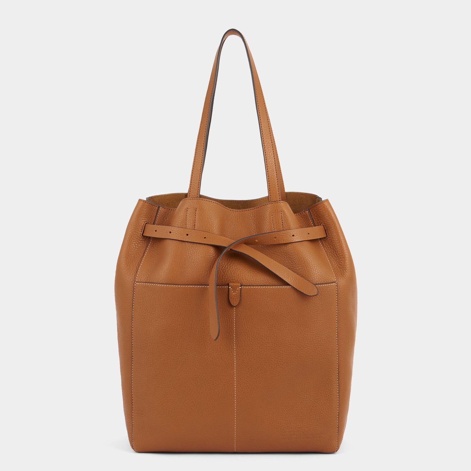 Return To Nature N/S Tote -

          
            Natural Grain Leather in Pecan Brown -
          

          Anya Hindmarch US
