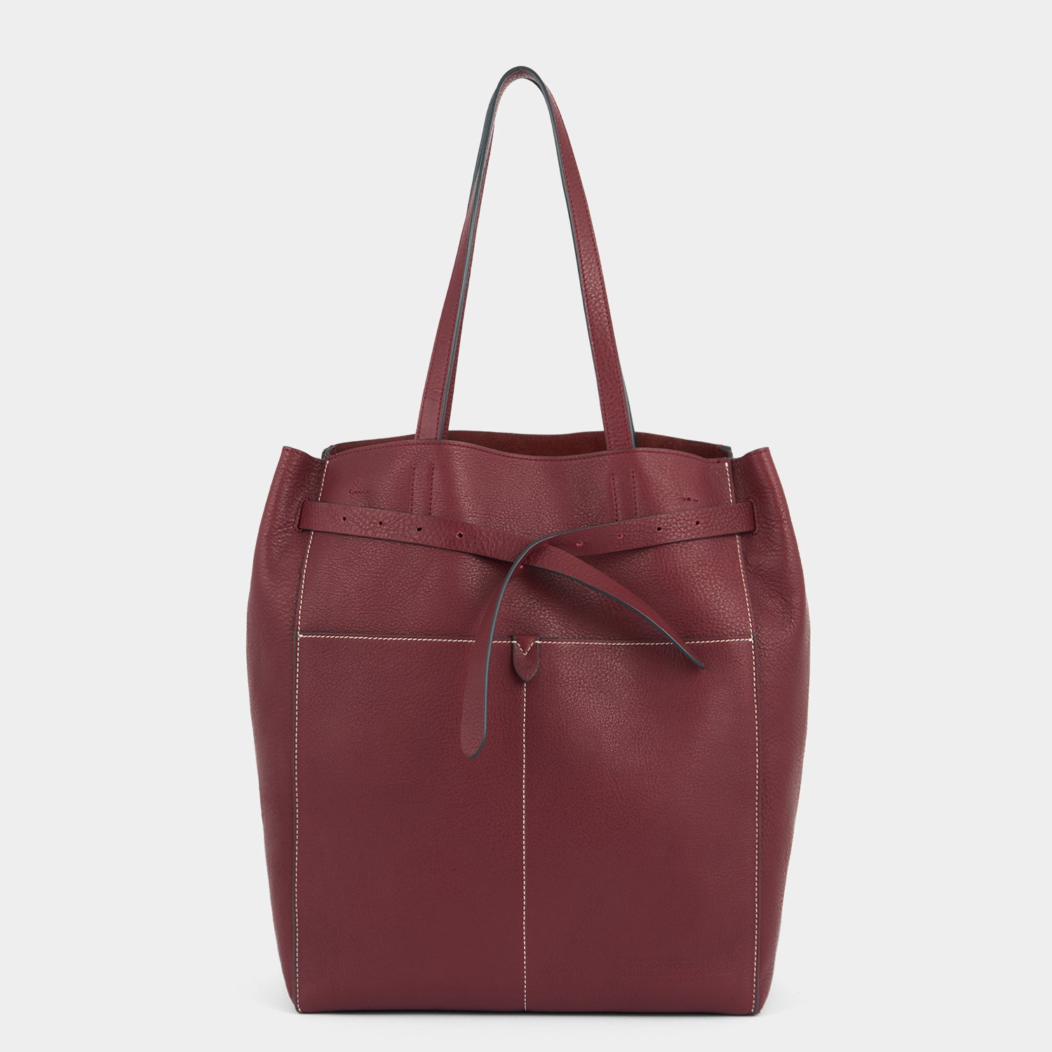 Return To Nature N/S Tote -

          
            Natural Grain Leather in Rosewood -
          

          Anya Hindmarch US
