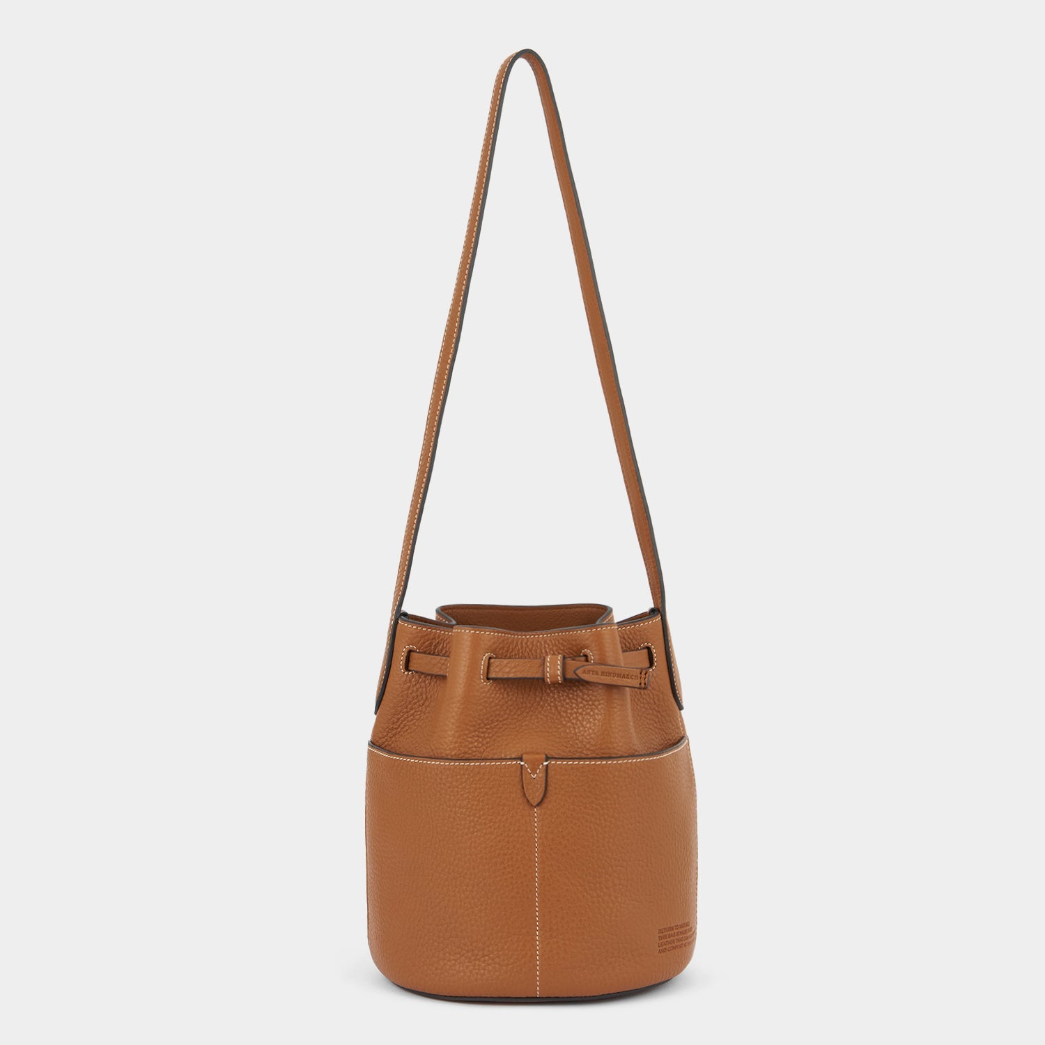 Return to Nature Small Bucket Bag -

          
            Natural Grain Leather in Pecan Brown -
          

          Anya Hindmarch US
