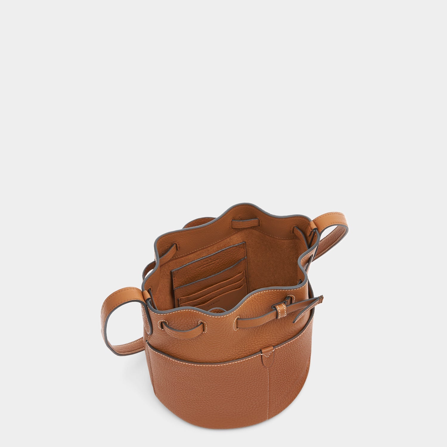 Return to Nature Small Bucket Bag -

          
            Natural Grain Leather in Pecan Brown -
          

          Anya Hindmarch US
