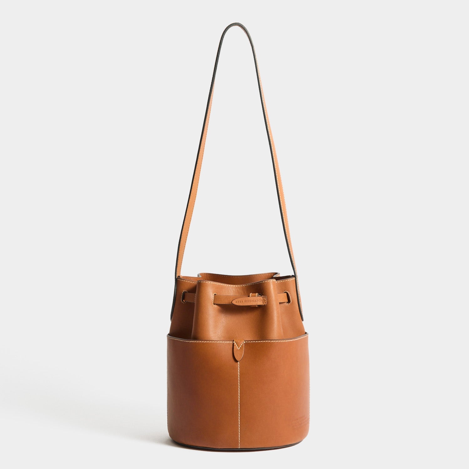 Return To Nature Small Bucket Bag -

          
            Natural Grain Leather in Pecan Brown -
          

          Anya Hindmarch US
