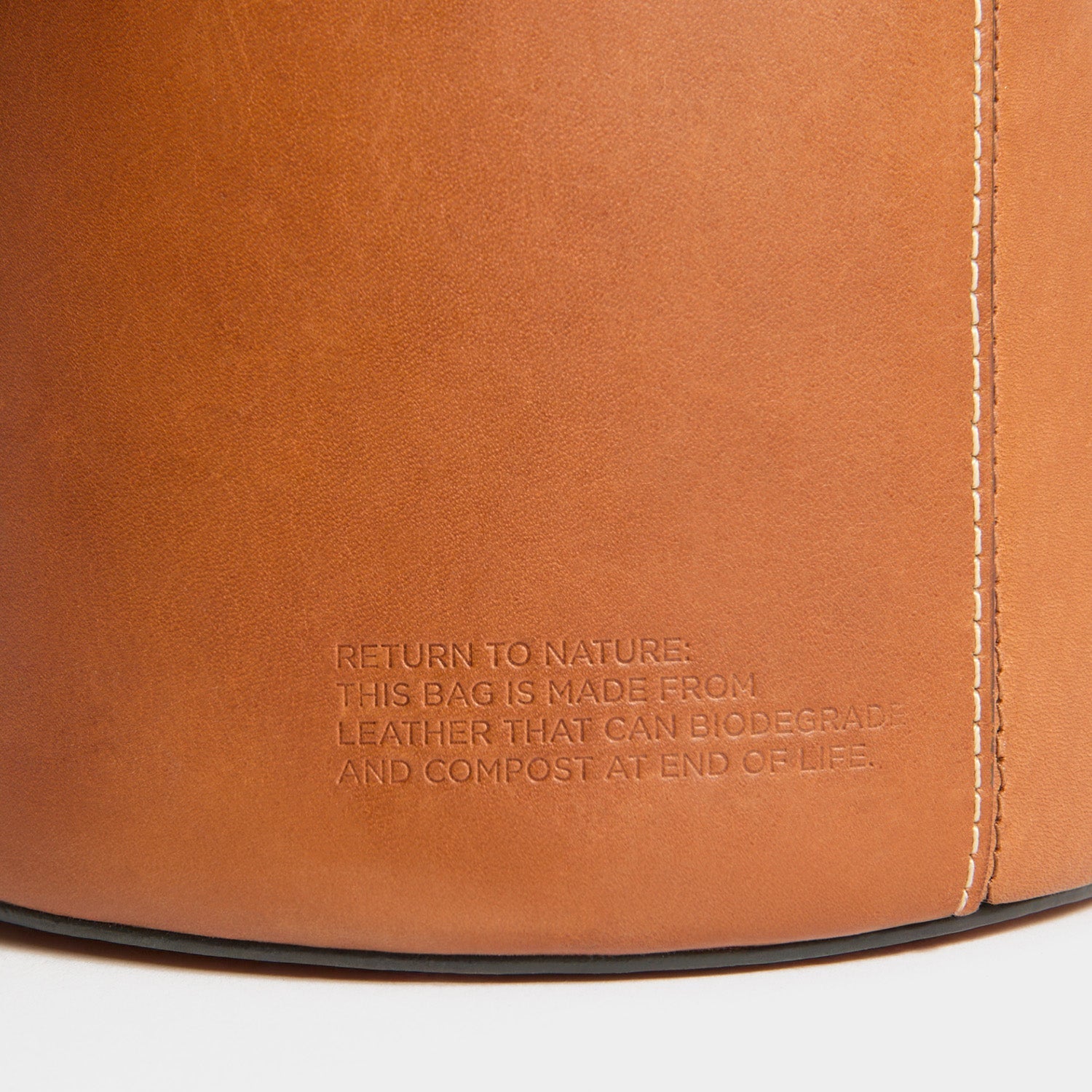 Return To Nature Small Bucket Bag -

          
            Natural Grain Leather in Pecan Brown -
          

          Anya Hindmarch US
