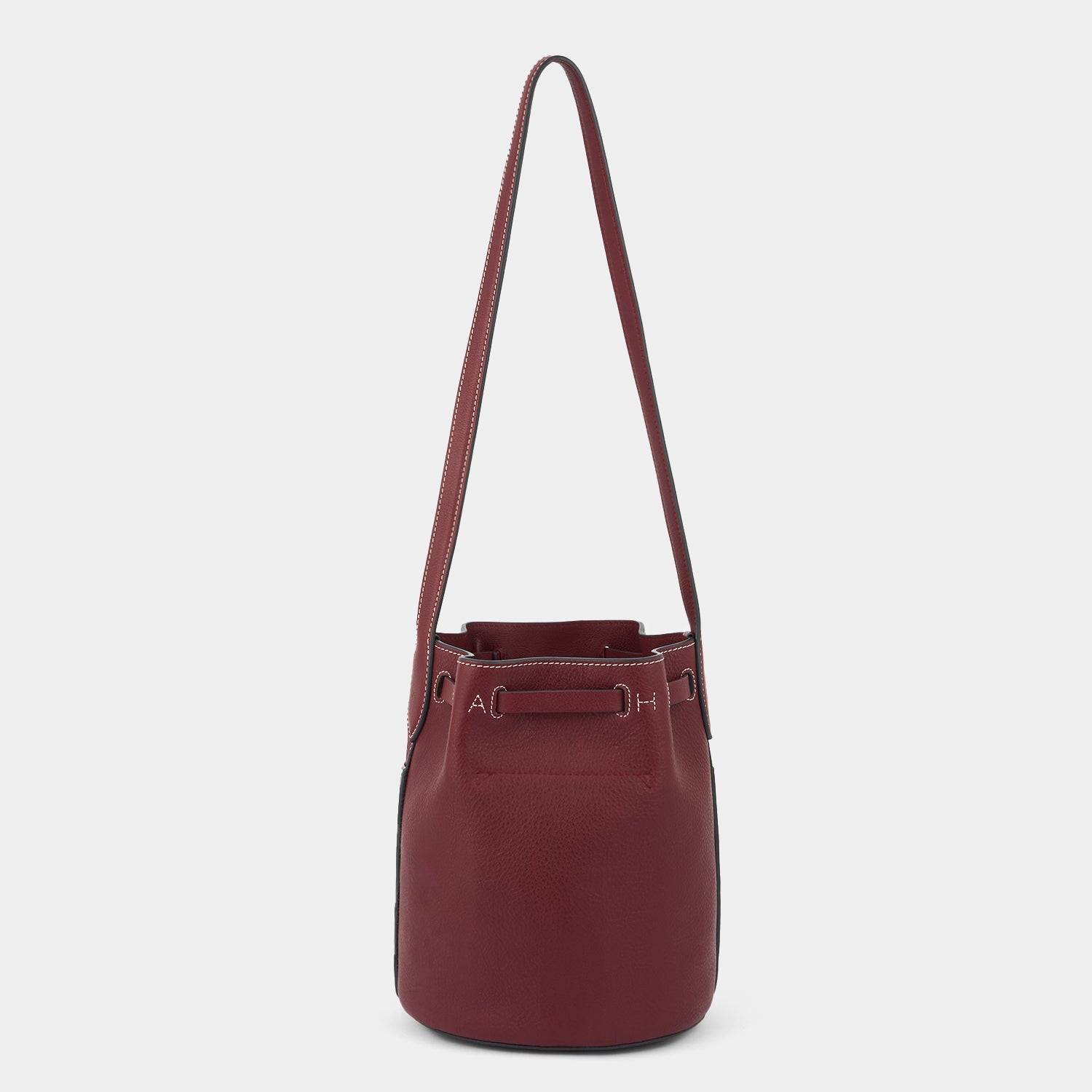 Return to Nature Small Bucket Bag -

          
            Natural Grain Leather in Rosewood Red -
          

          Anya Hindmarch US
