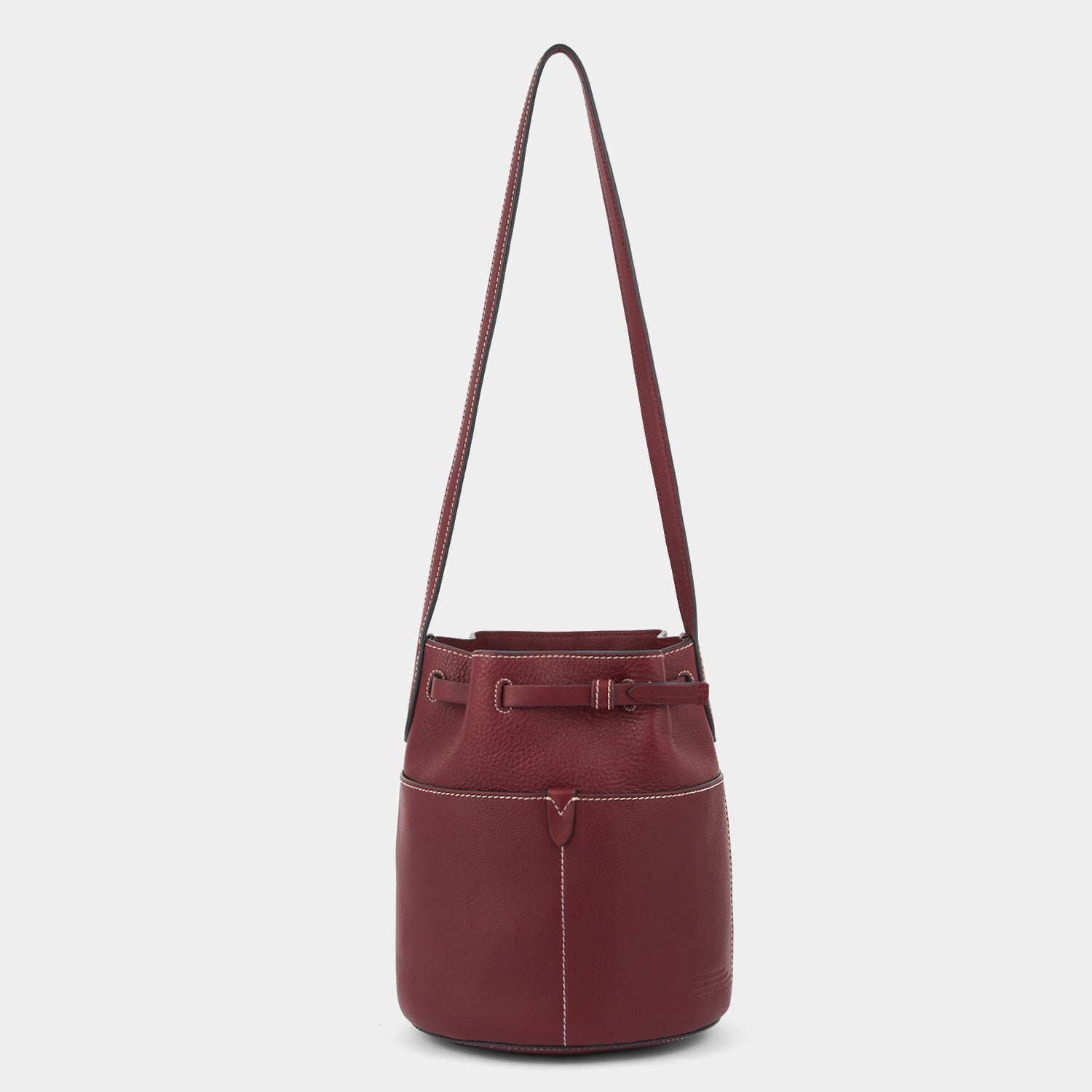 Return to Nature Small Bucket Bag -

          
            Natural Grain Leather in Rosewood Red -
          

          Anya Hindmarch US
