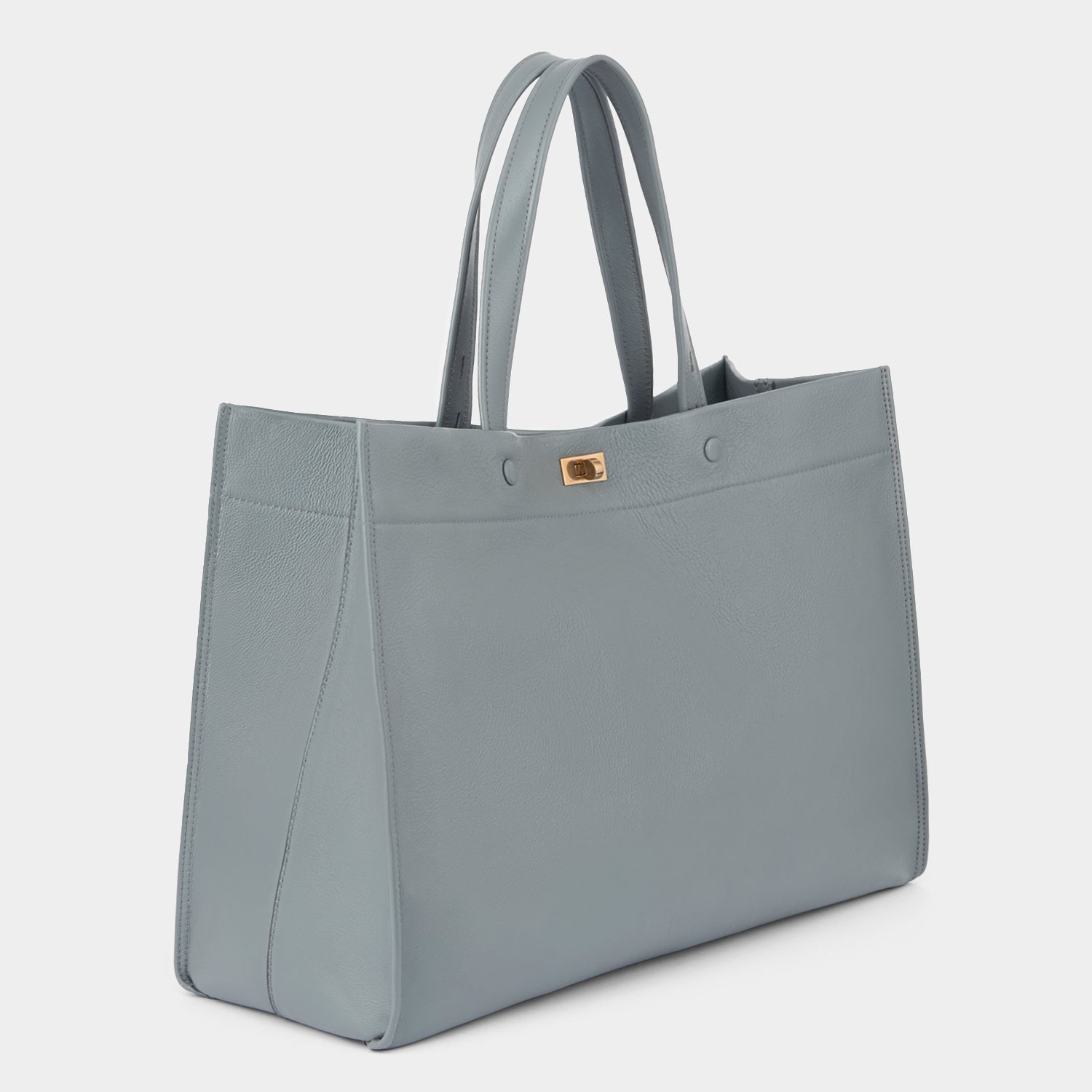 Mortimer Tote -

          
            Calf Leather in Shadow Grey -
          

          Anya Hindmarch US
